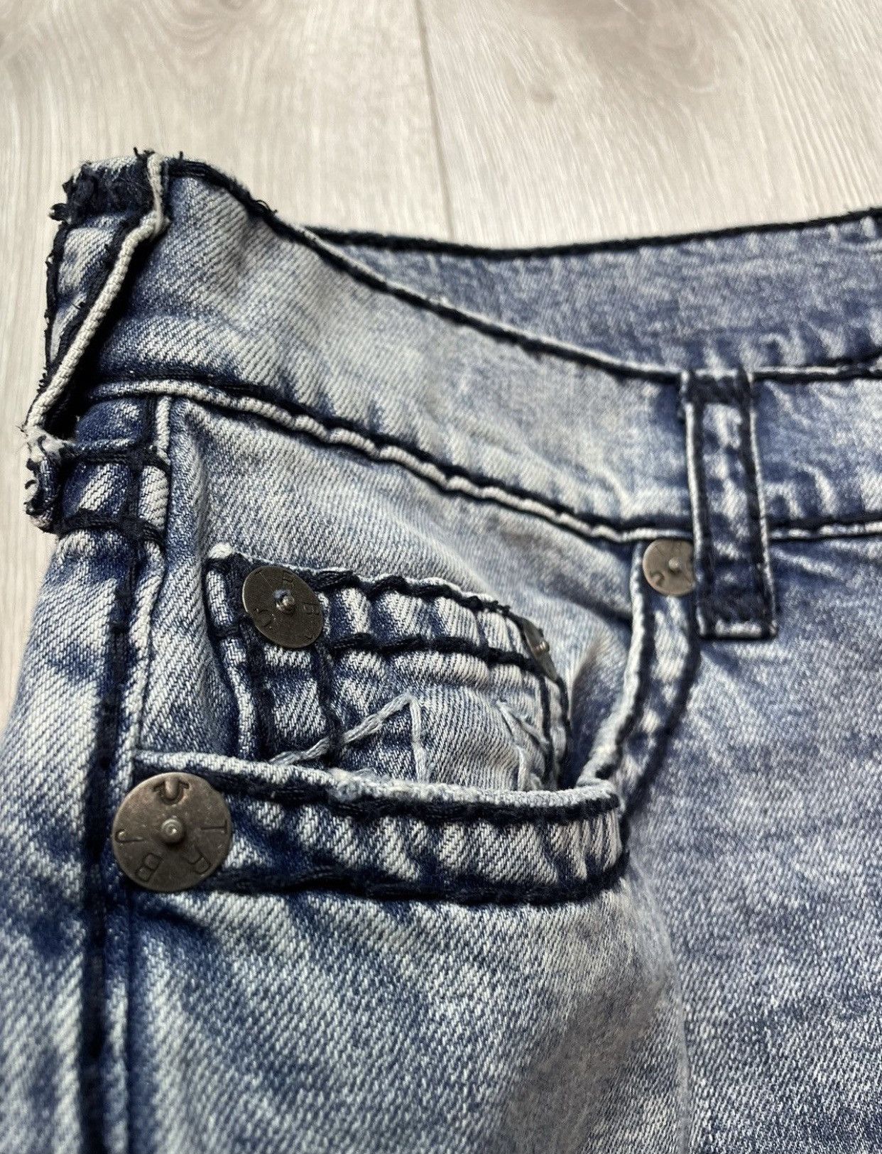 True Religion × Vintage True Religion Cool Distressed Vintage Jeans Size US 36 / EU 52 - 12 Thumbnail