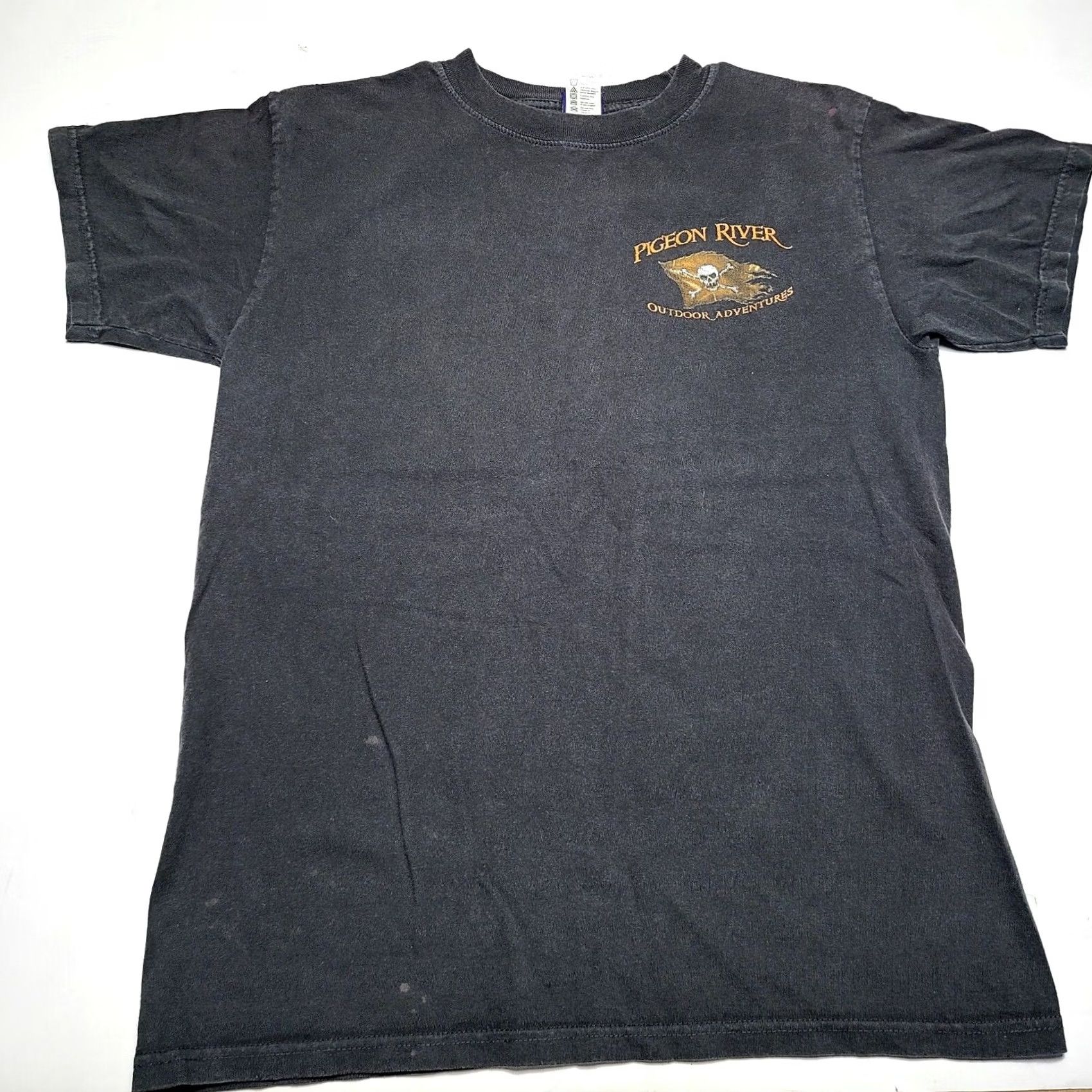 Vintage VINTAGE Pigeon River "The Ride Of Your Life" Graphic T-Shirt Men’s Size S Crew Neck Short Sleeve Black Mens Size US S / EU 44-46 / 1 - 3 Thumbnail