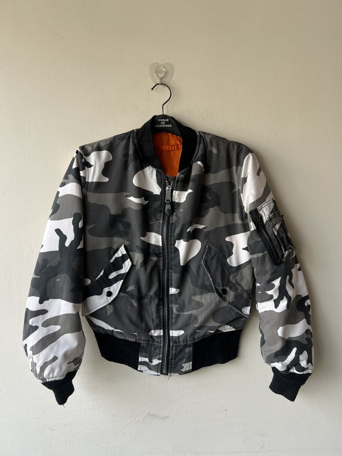 Alpha Industries Vintage 90s Alpha Industries USAF MA-1 Bomber Flight Jacket Size US XS / EU 42 / 0 - 2 Thumbnail
