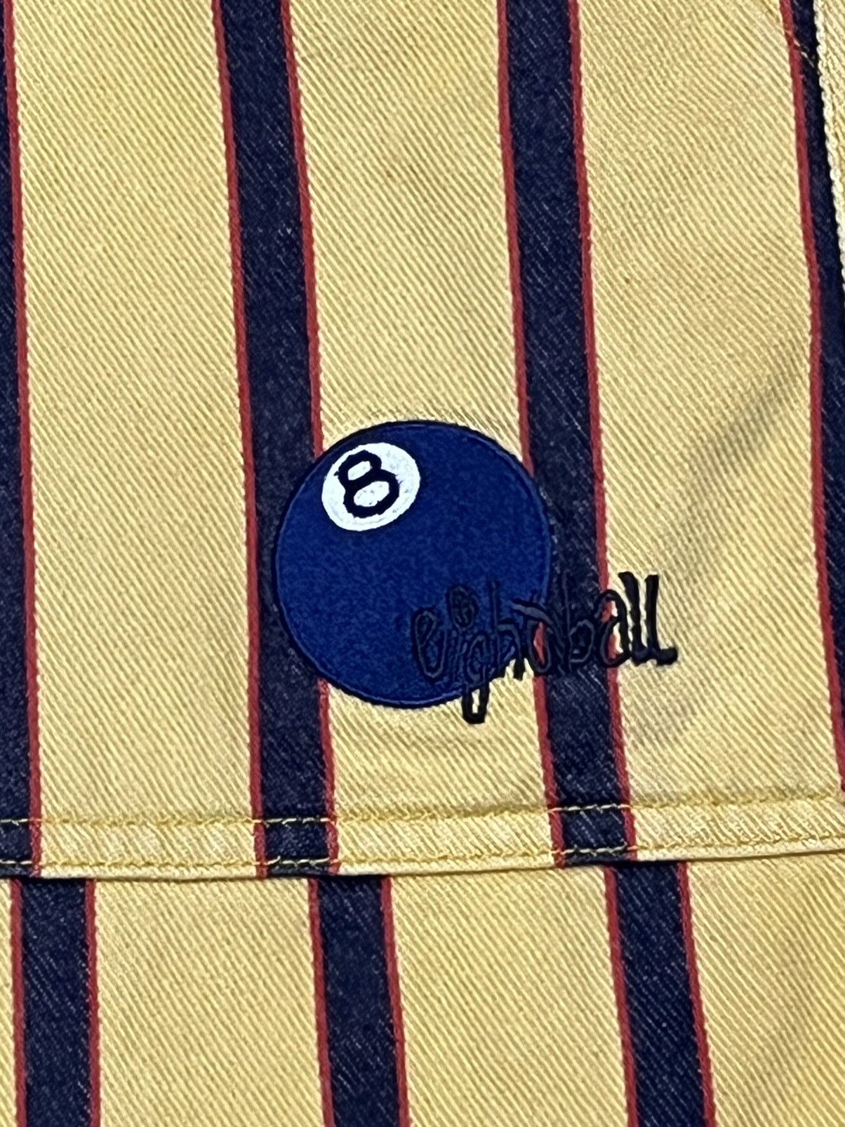 Eight X 🔥VERY RARE🔥Vintage 90’s EIGHT BALL Stripes BAGGY Shorts Size US 31 - 5 Thumbnail
