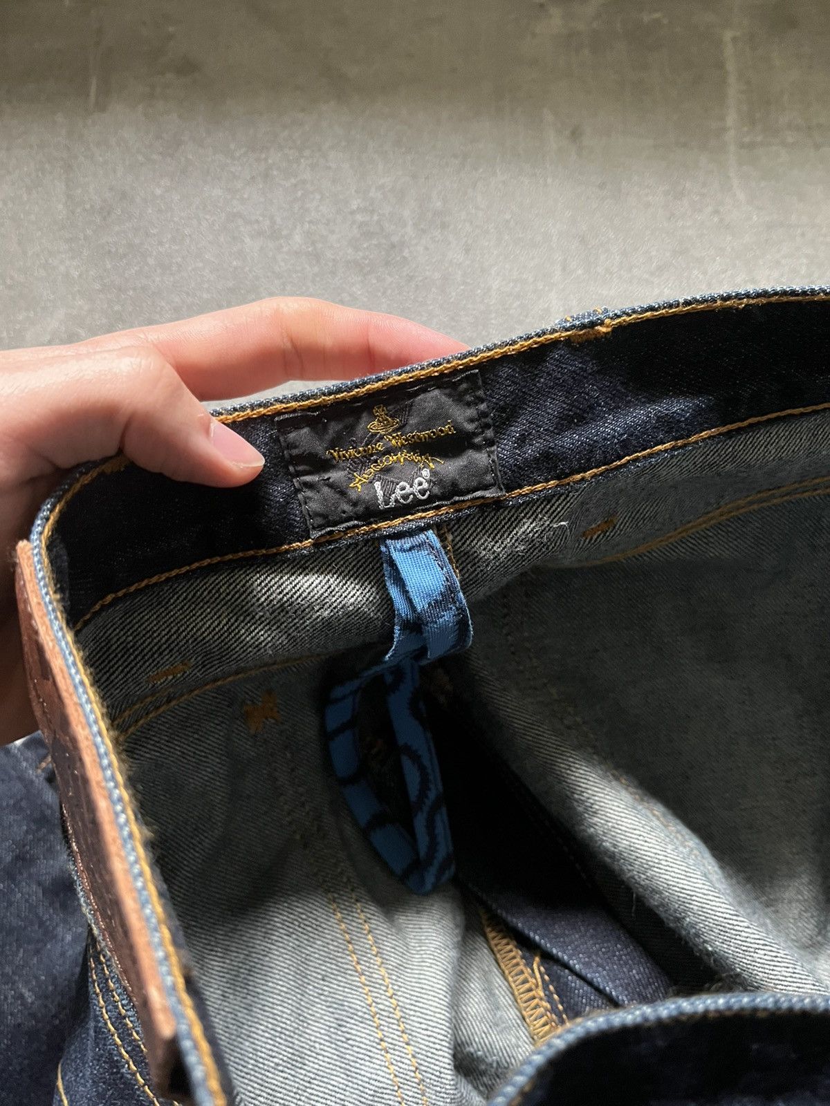Lee × Vivienne Westwood Vivienne Westwood x Lee zipped crotch jeans navy rare Size US 30 / EU 46 - 19 Thumbnail