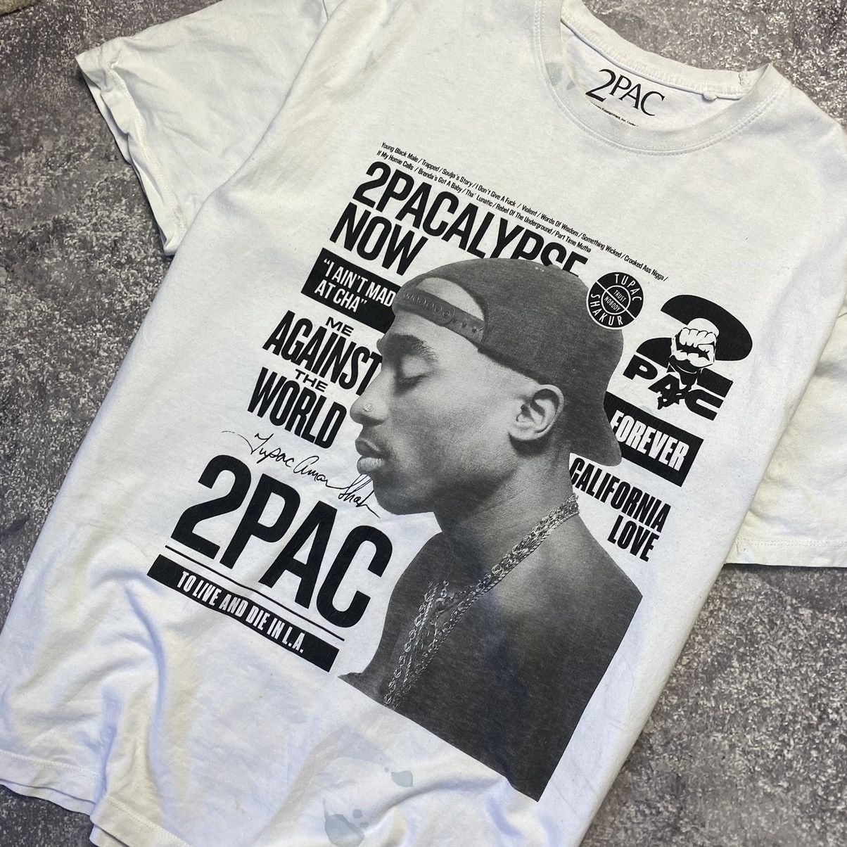 Band Tees Vintage 2Pac Forever big face logo rap tee Size US L / EU 52-54 / 3 - 2 Thumbnail