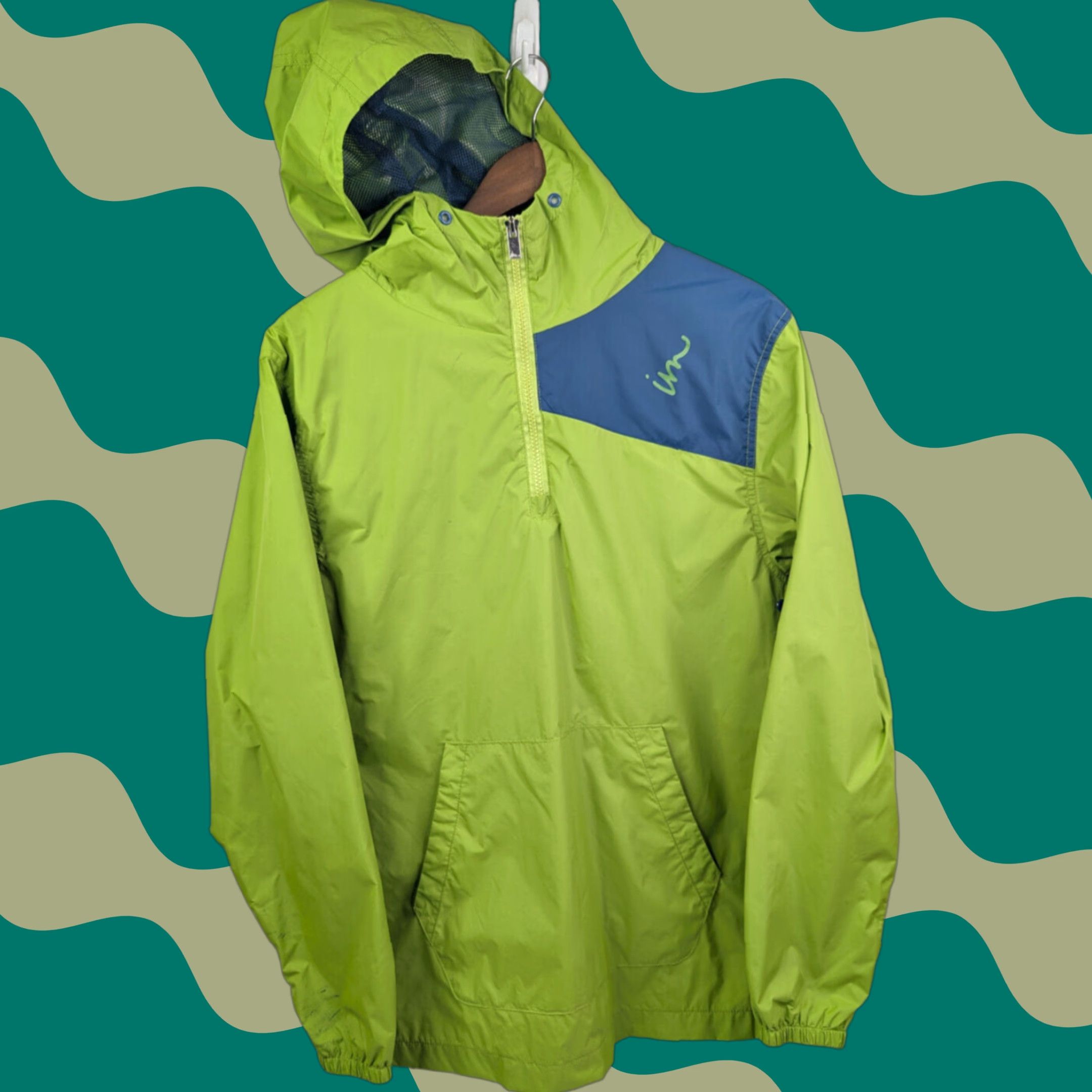 Imperial VINTAGE Imperial Motion IM Green Nylon Pullover Windbreaker Surf Jacket Gym Coat Men's S Size US S / EU 44-46 / 1 - 1 Thumbnail