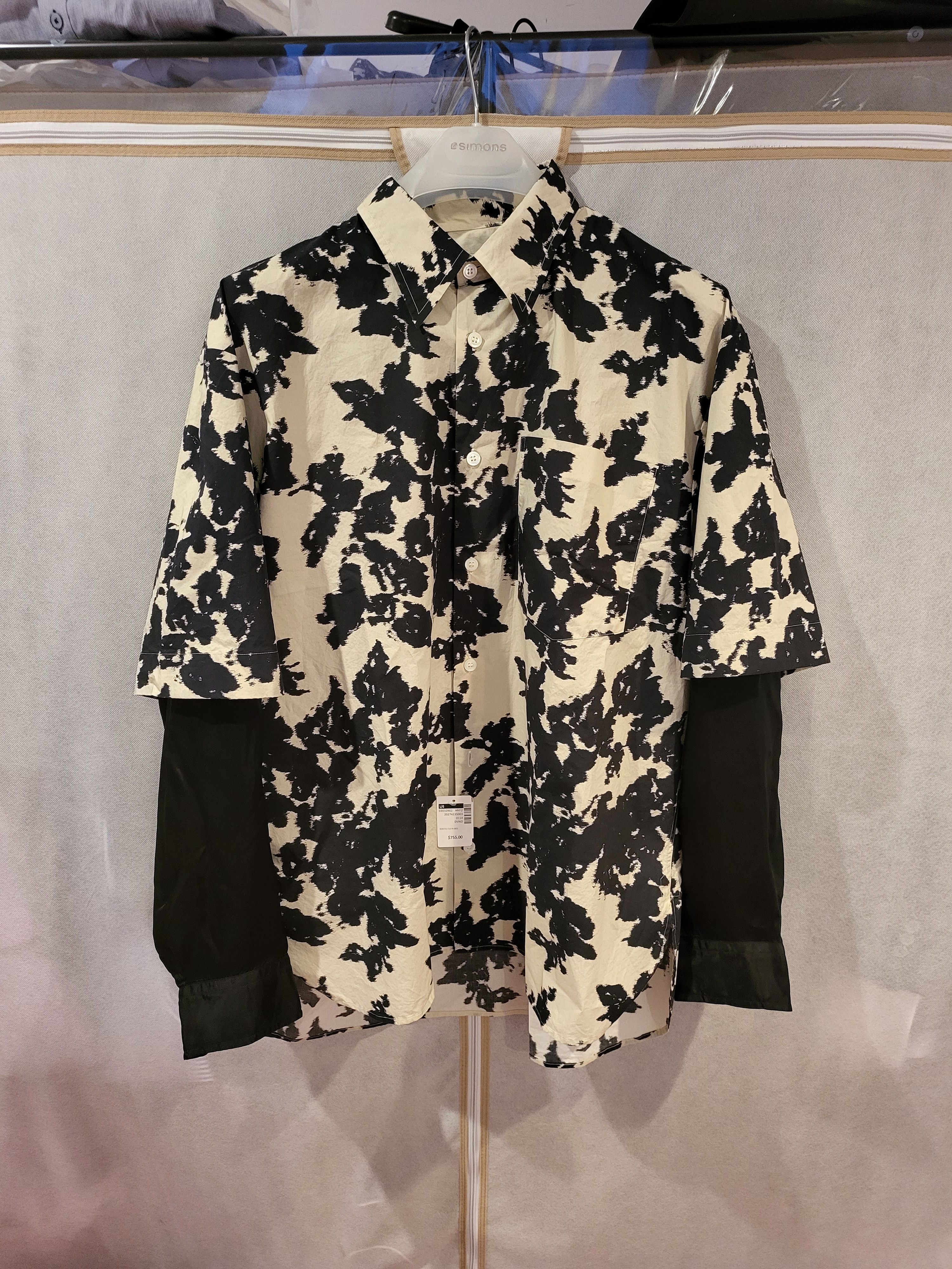 Dries Van Noten Carle Layered Shirt Size US L / EU 52-54 / 3 - 3 Thumbnail