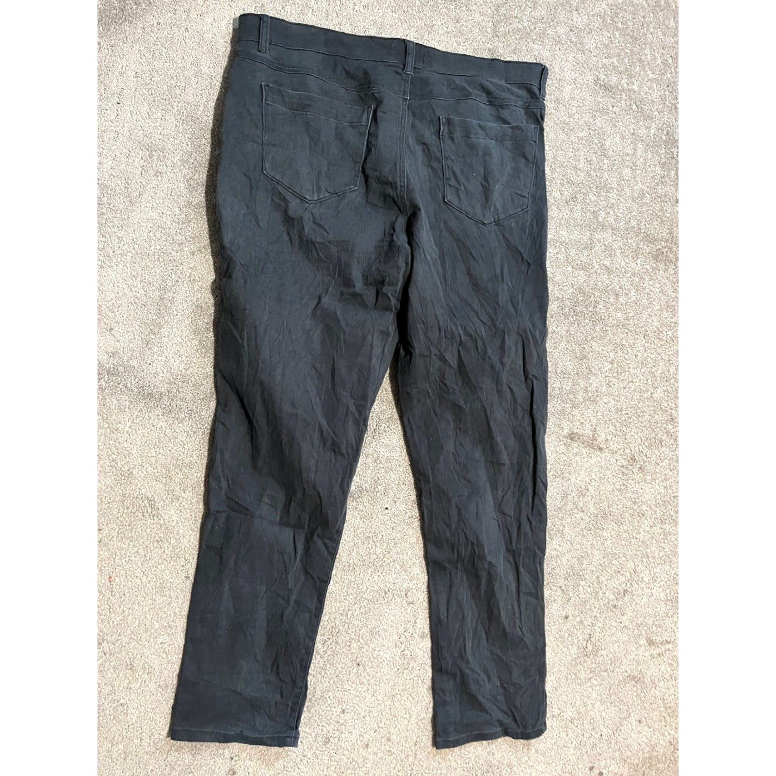 Vintage Daniel Hechter Men’s Black Stretch Pants Size 36x32 Size US 36 / EU 52 - 3 Thumbnail