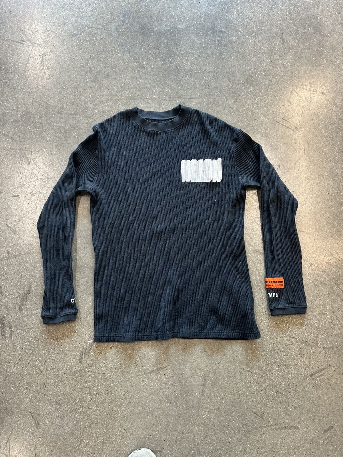 Heron Preston Heron Preston Thermal Long Sleeve Black Size US XS / EU 42 / 0 - 1 Thumbnail