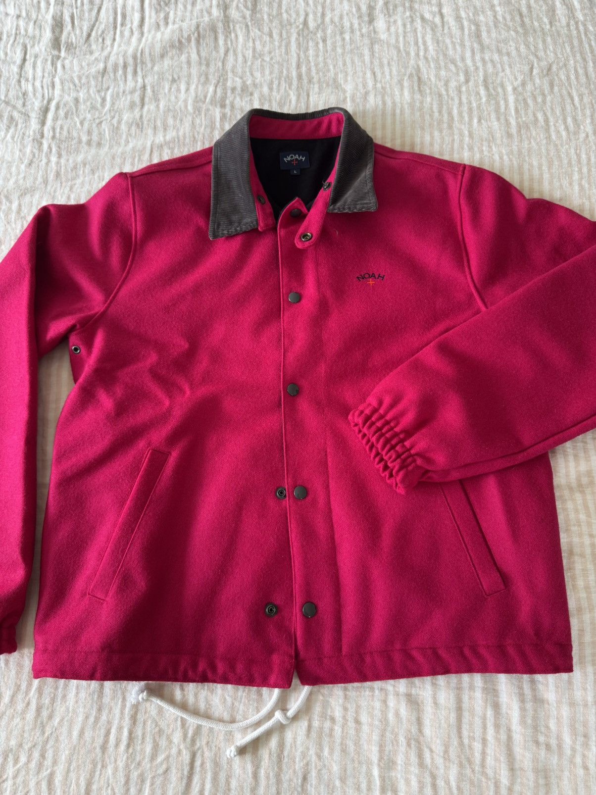 Noah Noah NYC Campus Wool Jacket Raspberry FW23 Size L Size US L / EU 52-54 / 3 - 1 Thumbnail