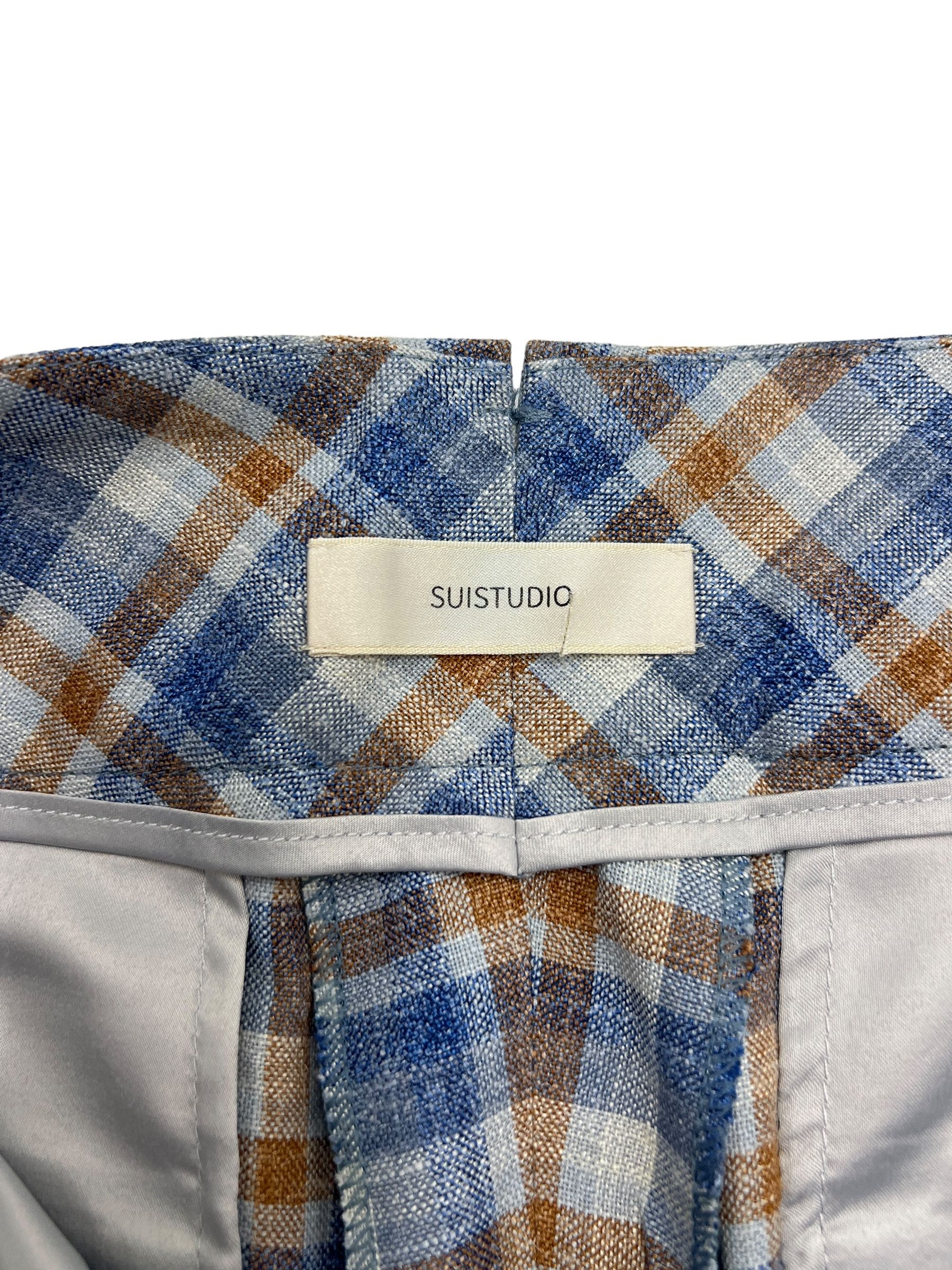 Other Lane Wool Silk Linen Trousers EU:36S; UK:10S; US:6 - W28 L26 Size 28" / US 6 / IT 42 - 7 Thumbnail