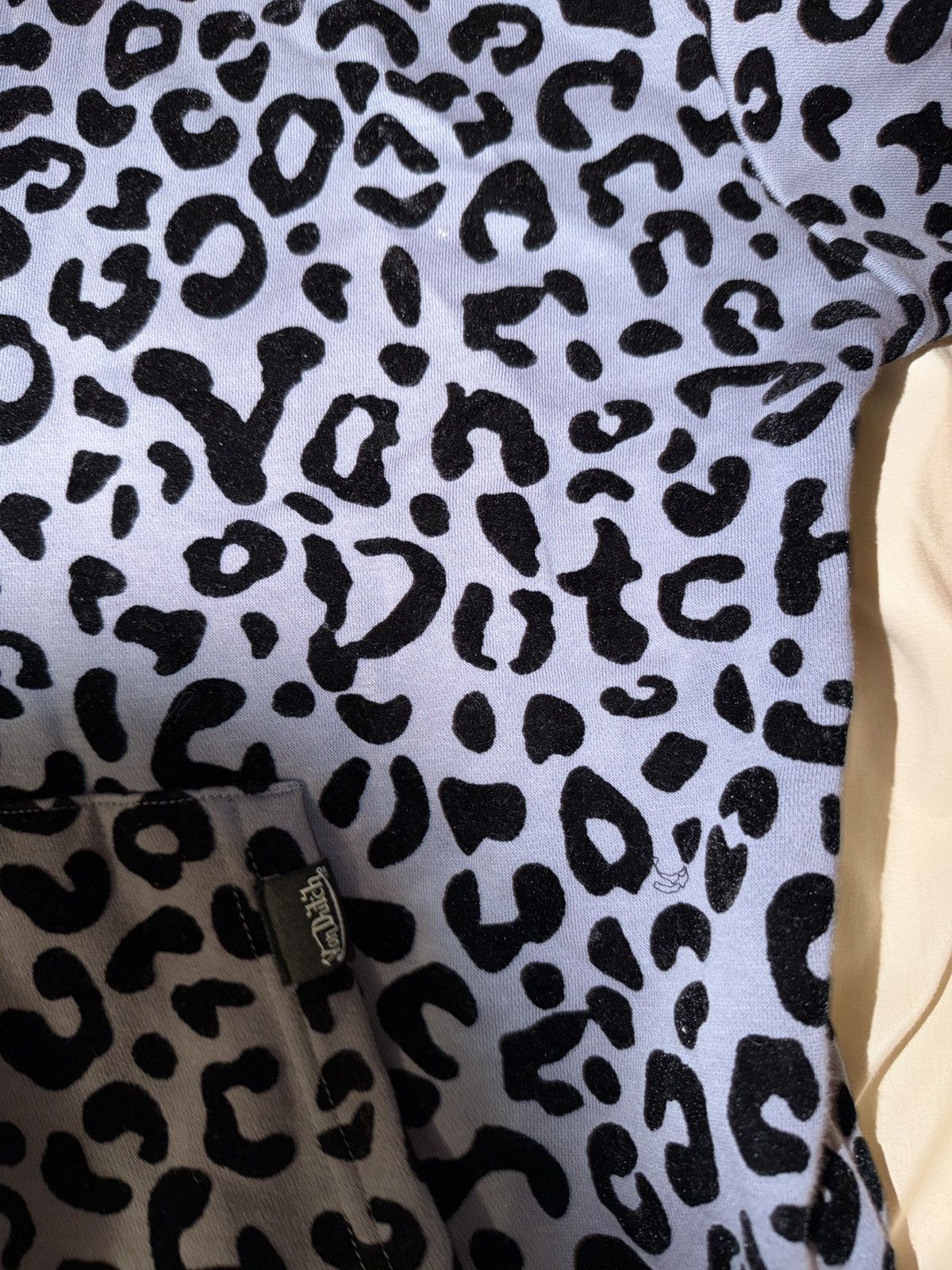 Von Dutch Von Dutch Blue Leopard Print Pullover Hoodie Size US M / EU 48-50 / 2 - 5 Thumbnail