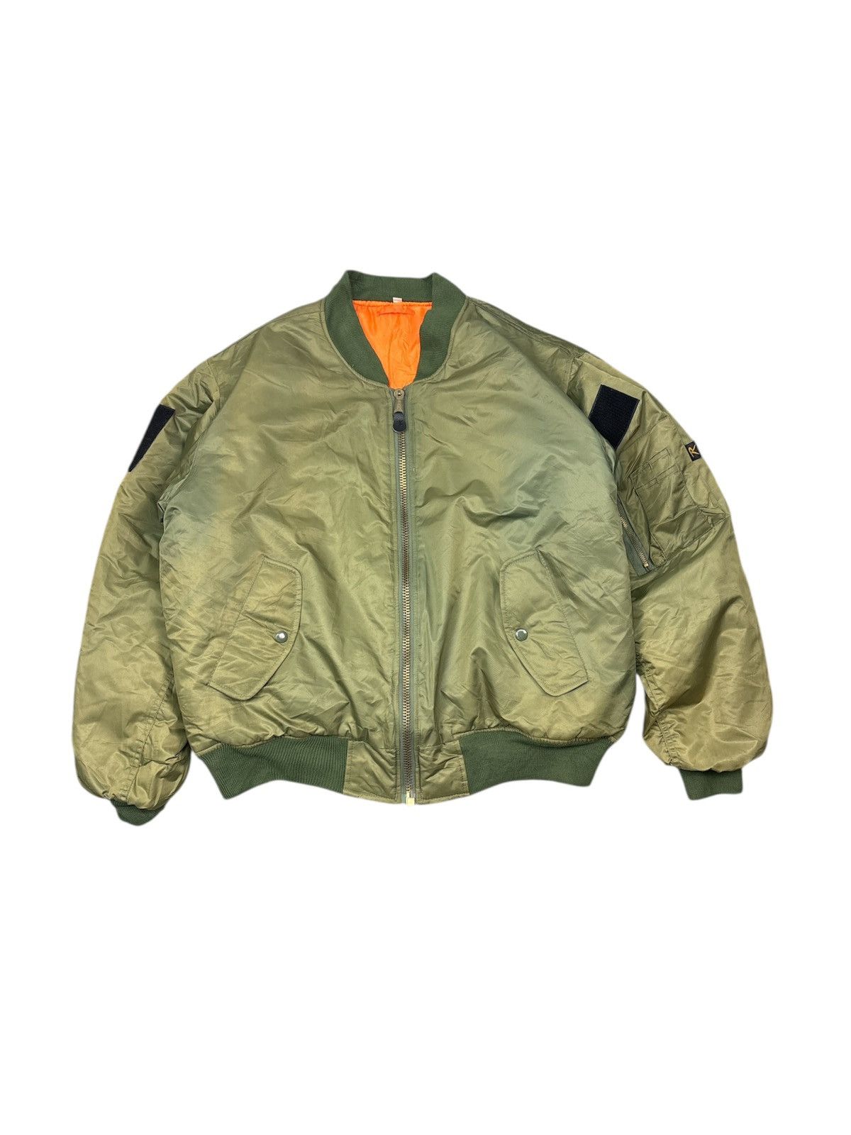 Vintage Vintage Rotcho Ma-1 Intermediate Reversible Bomber Jacket Size US L / EU 52-54 / 3 - 1 Thumbnail