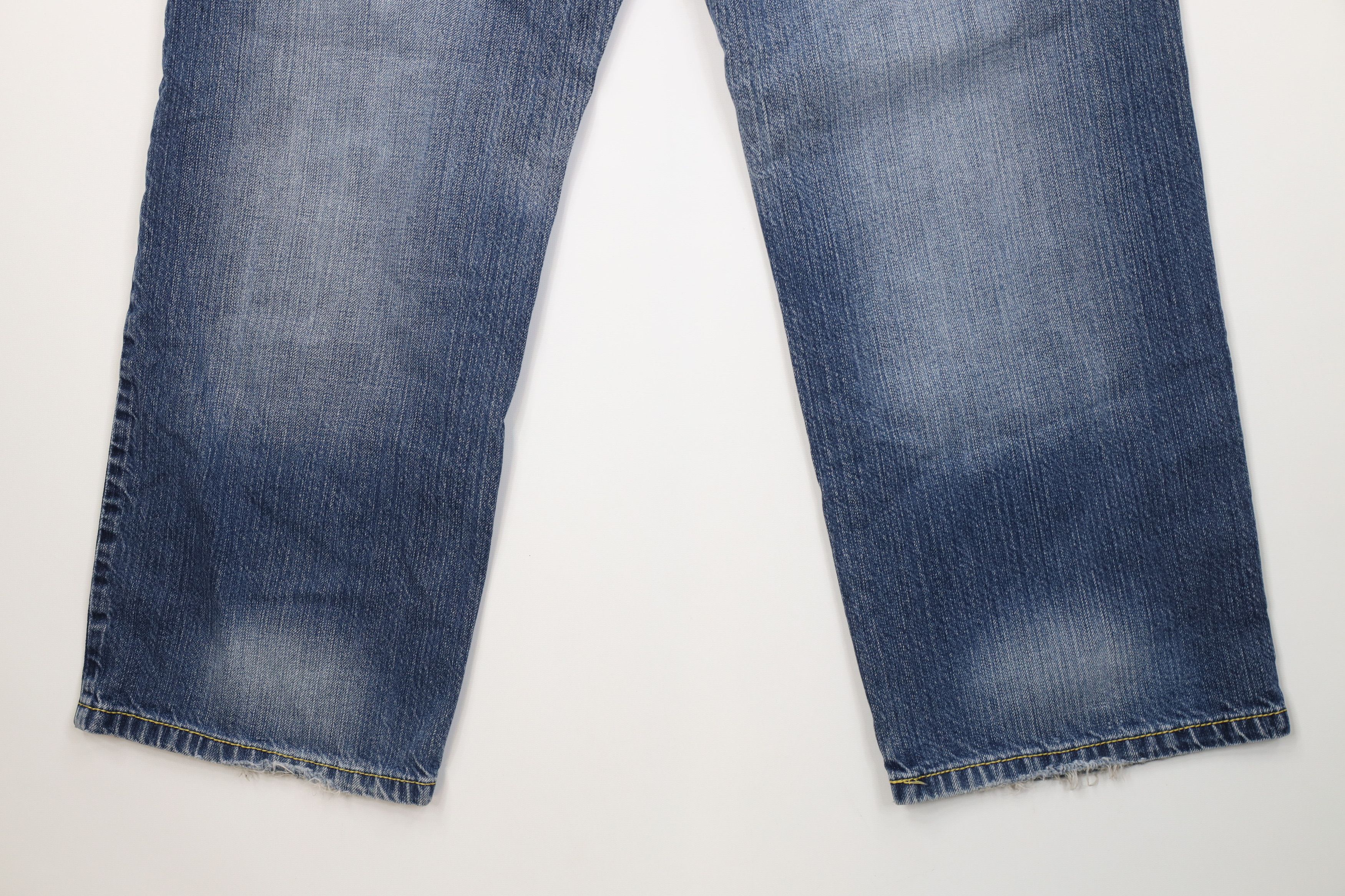 Enyce Vintage 90s Y2K Enyce Fit Wide Leg Denim Jeans Blue Cotton Size US 34 / EU 50 - 15 Thumbnail