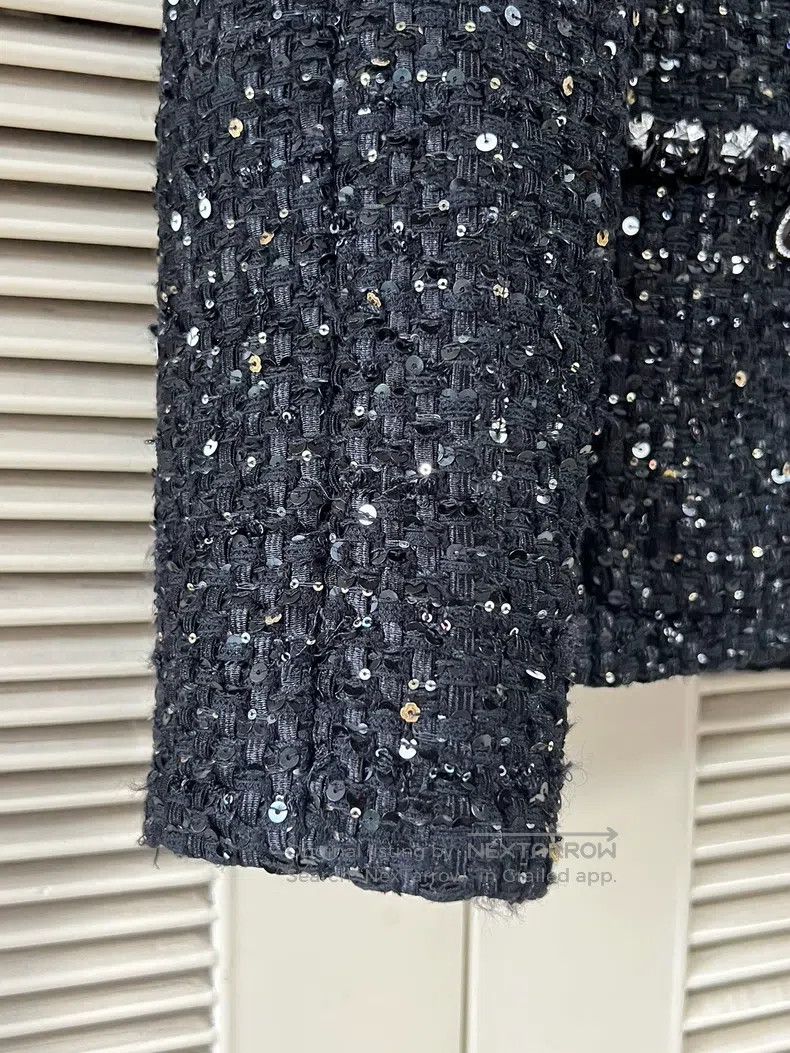 Chanel Chanel Black squinted jacket Size XXS / US 00 / IT 34 - 6 Thumbnail