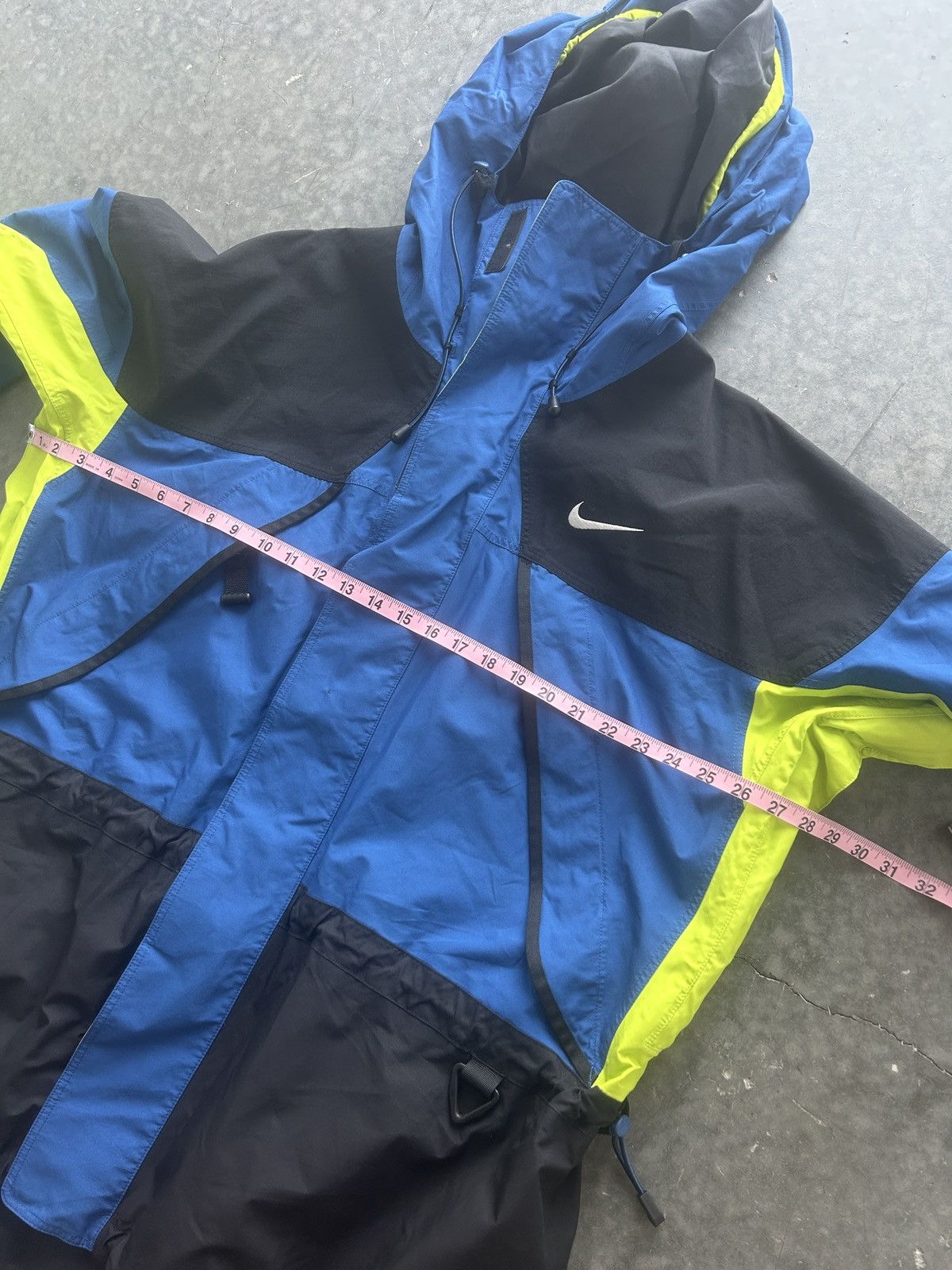希少 VINTAGE NIKE ACG STORM-FIT JACKET VTG 1997 Nike ACG STORM-Fit Windbreaker 1/2 Zip Anorak