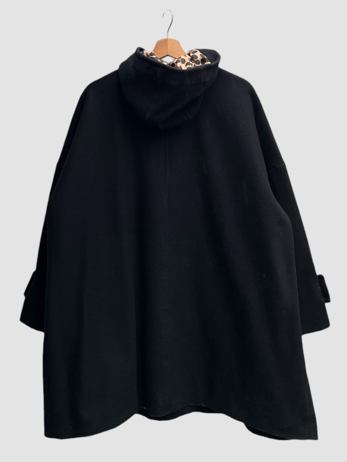 Mackintosh Mackintosh Humbie Black Wool Hooded Overcoat Size XS / US 0-2 / IT 36-38 - 10 Thumbnail