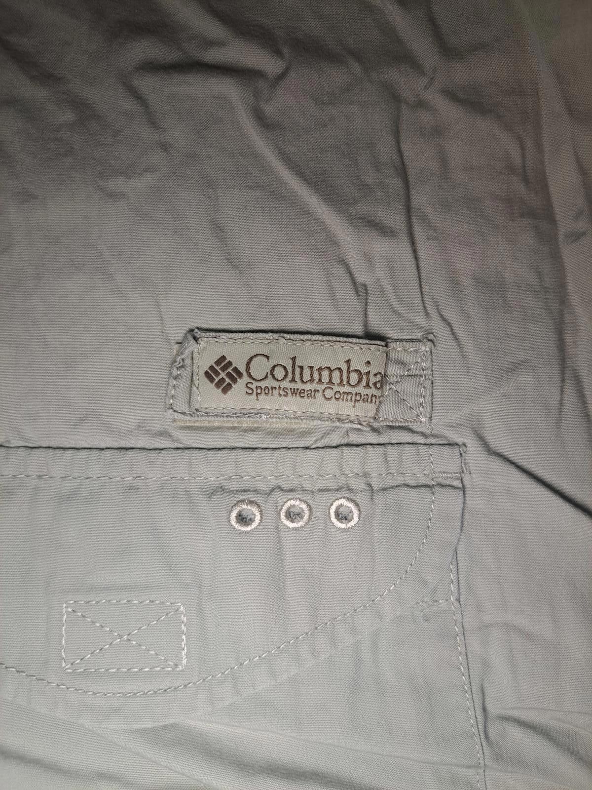 Columbia Columbia PFG Button Down Collared Shirt Mens Medium Beige Size US M / EU 48-50 / 2 - 2 Thumbnail