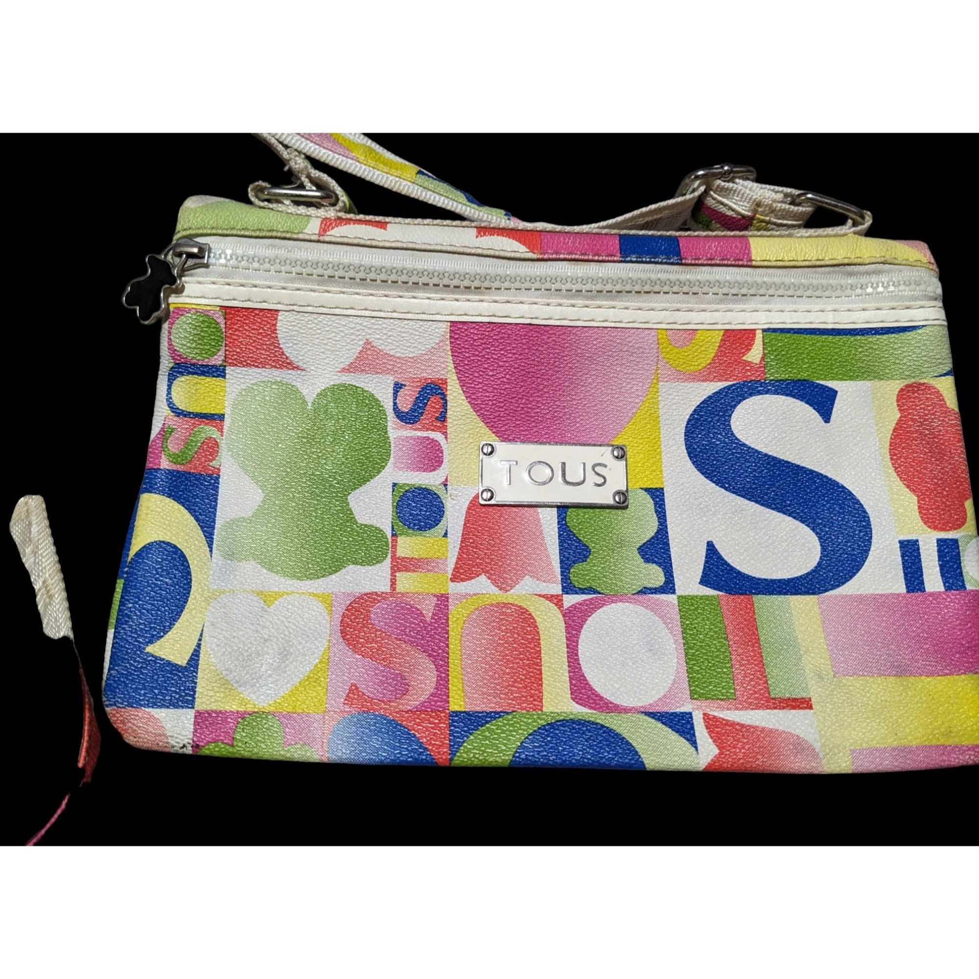 TOUS Tous Fold Over Zip Rainbow Crossbody Bag Size ONE SIZE - 2 Thumbnail