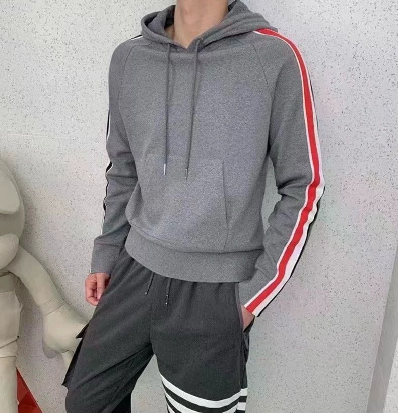 Thom Browne Thom browne Gray hooded sweatshirt 2503-Nextarrow Size US XL / EU 56 / 4 - 9 Thumbnail