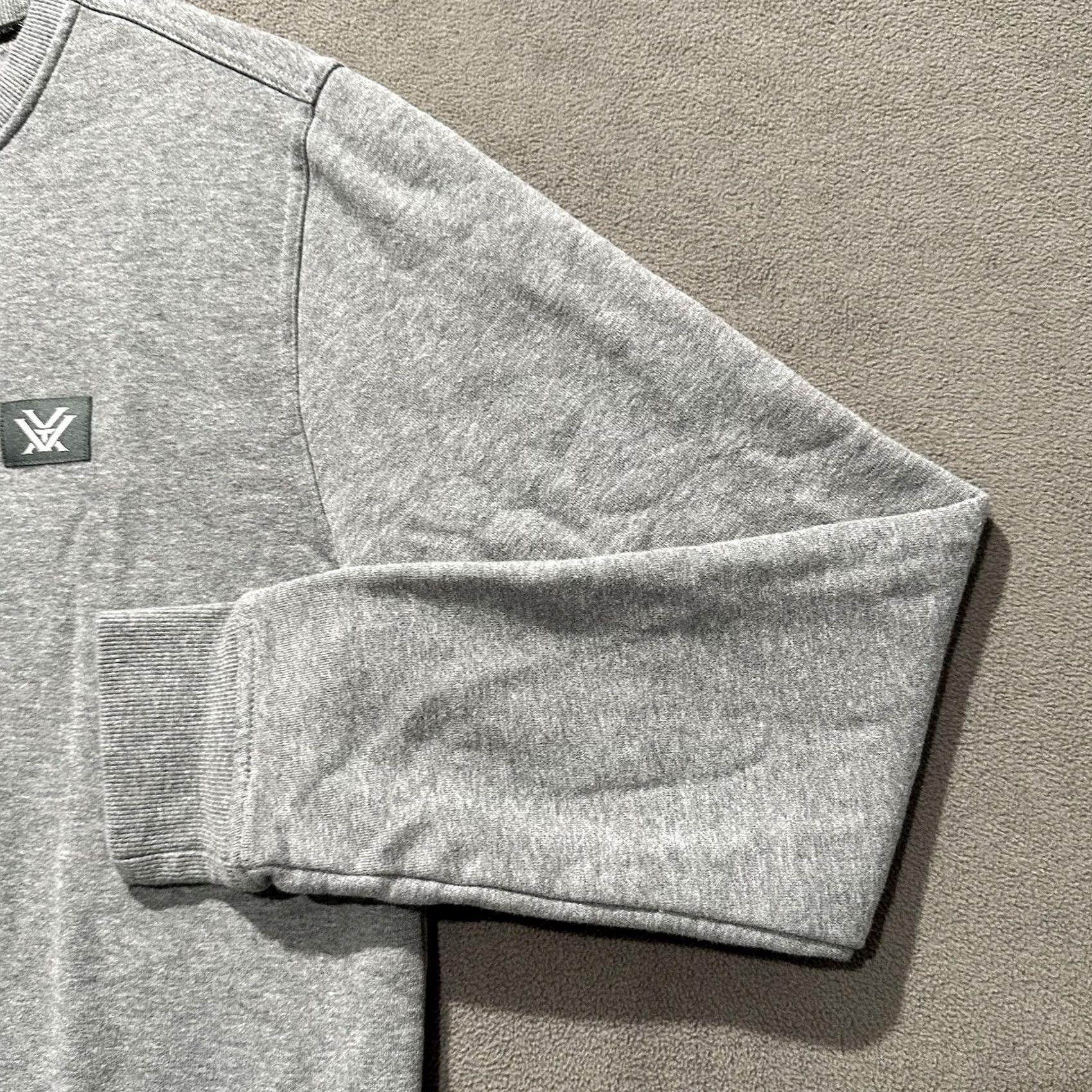 Vintage Vortex Optics Sweatshirt Mens Small Gray Crew Neck Long Sleeve Fleece Pullover Size US S / EU 44-46 / 1 - 6 Thumbnail