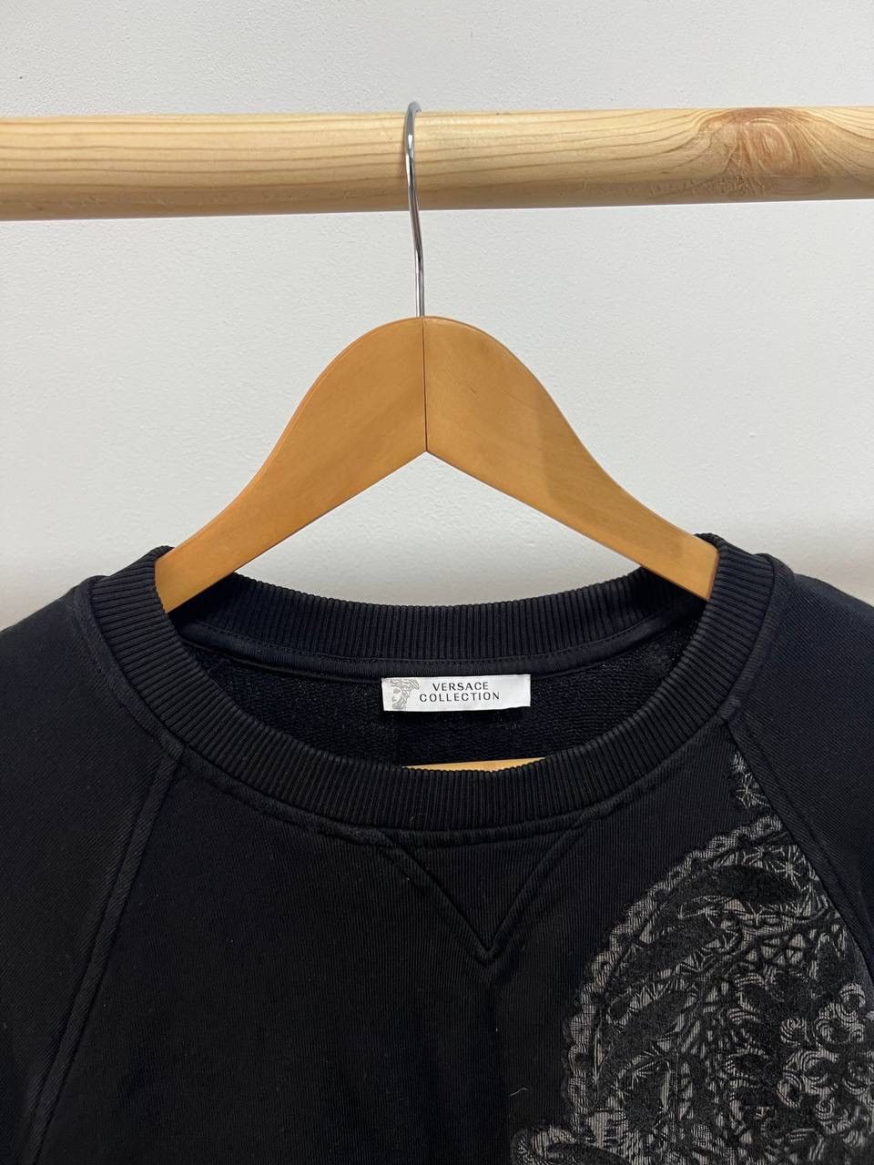 Versace Versace Collection Crewneck Sweater Black Size Medium Size US M / EU 48-50 / 2 - 4 Thumbnail