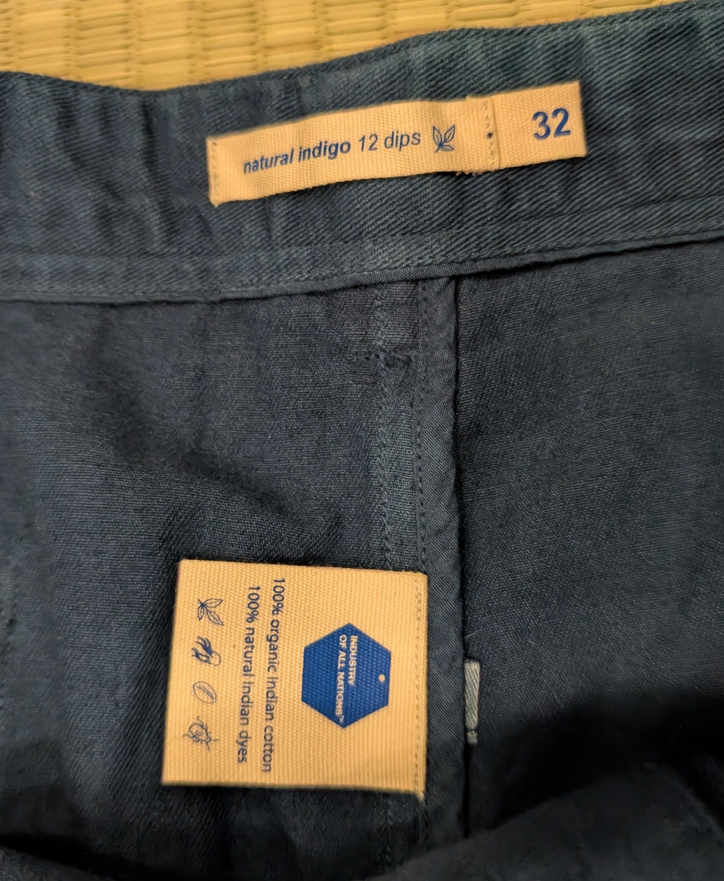 Industry of All Nations Industry of All Nations Cotton Twill Chinos 12 Dip Indigo Size US 32 / EU 48 - 3 Thumbnail