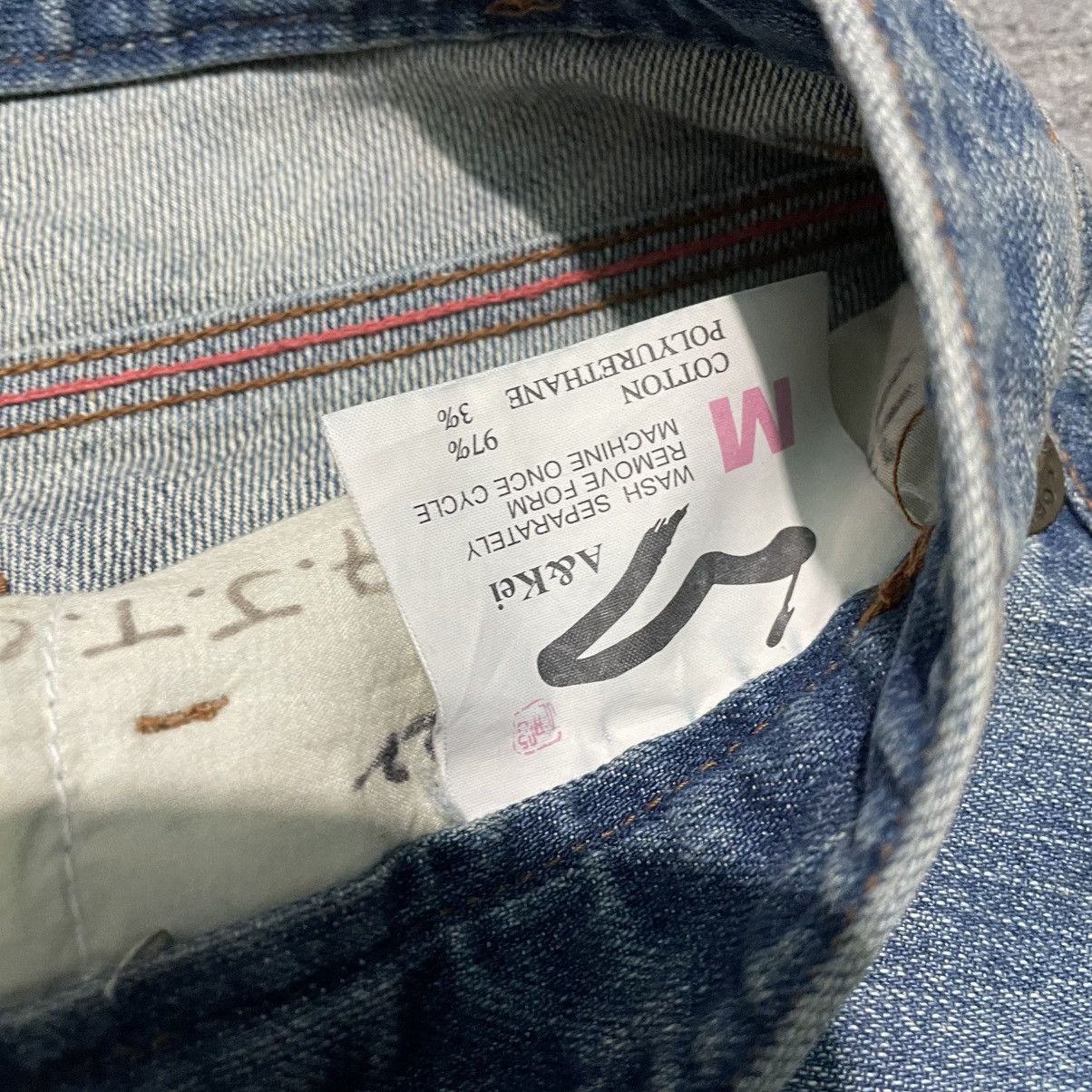 Japanese Brand Japanes brand A&Kei mudwash flare denim Size US 31 - 7 Thumbnail