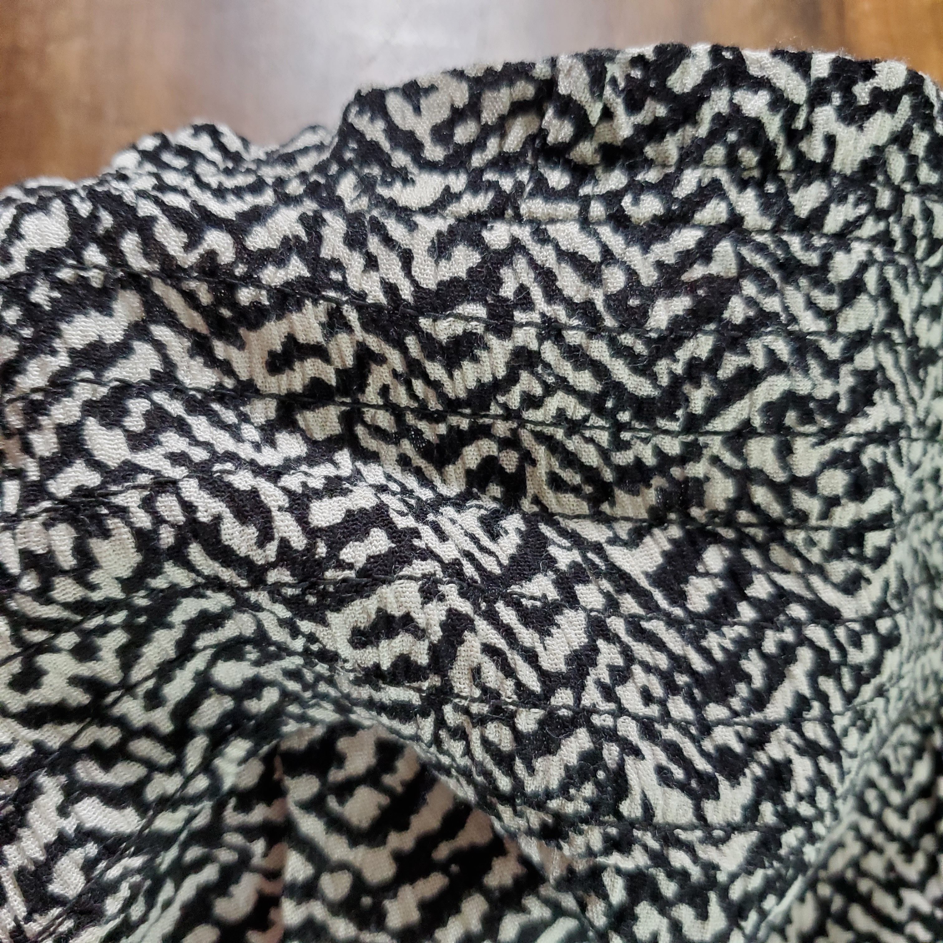 Other Three Dots Size L Pants Pilazzo Wide Leg Black White Herring Size 36" / US 14 / IT 50 - 7 Thumbnail