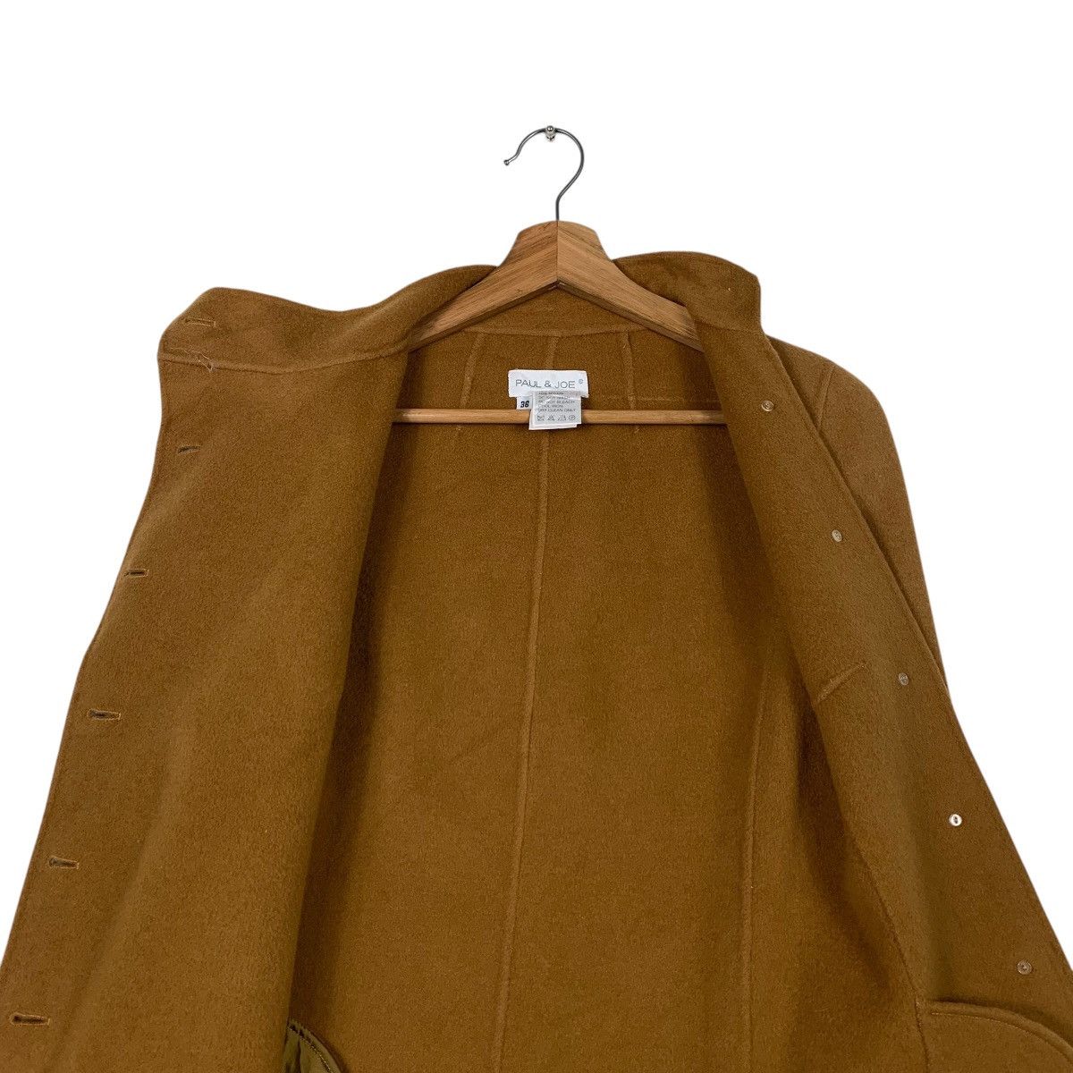 Paul & Joe PAUL & JOE Asymmetrical Wool Jacket #2079-C91 Size XS / US 0-2 / IT 36-38 - 10 Thumbnail