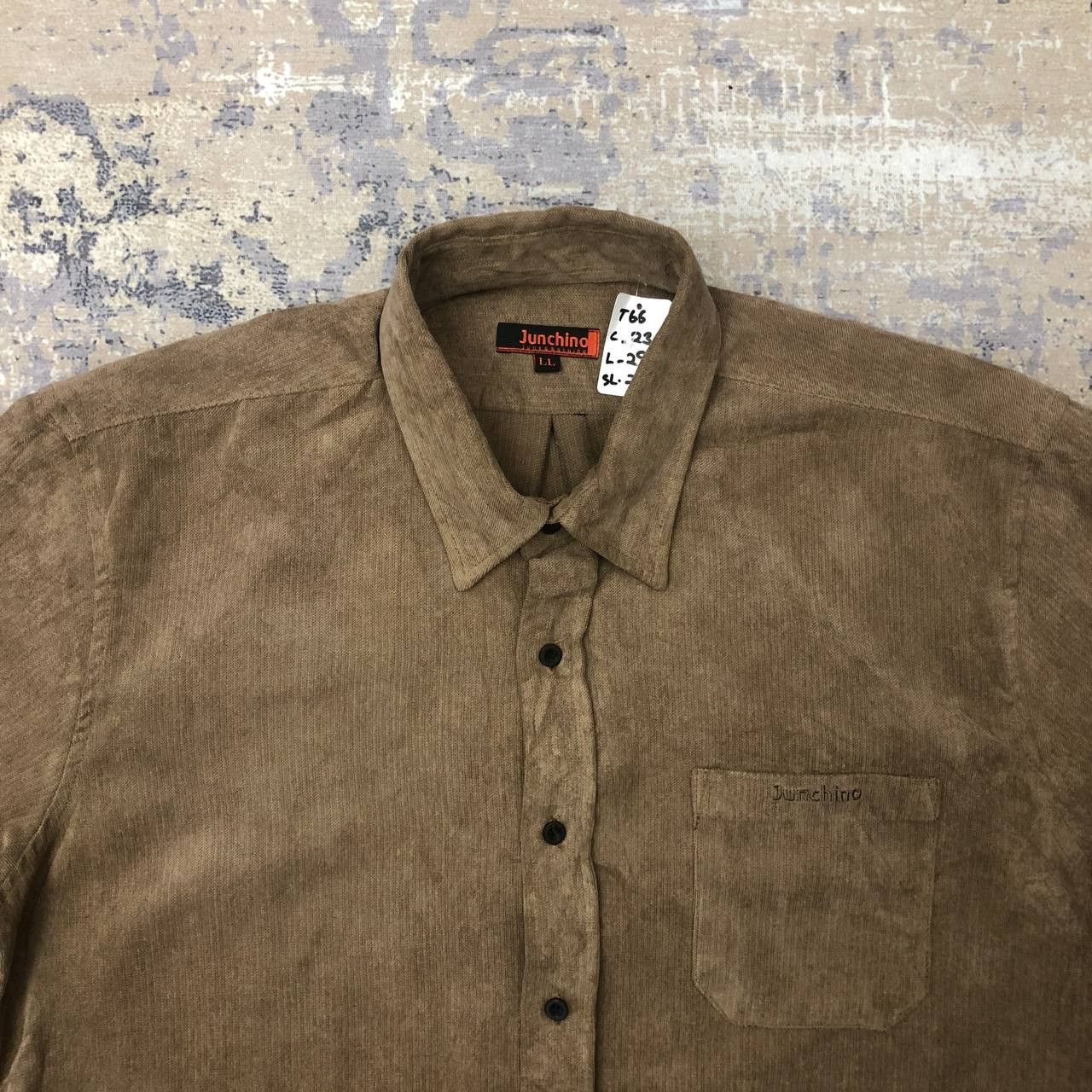 Japanese Brand × Mr. Junko T66 JUNCHINO JUNKO KOSHINO CORDUROY SHIRTS Size US XL / EU 56 / 4 - 5 Thumbnail