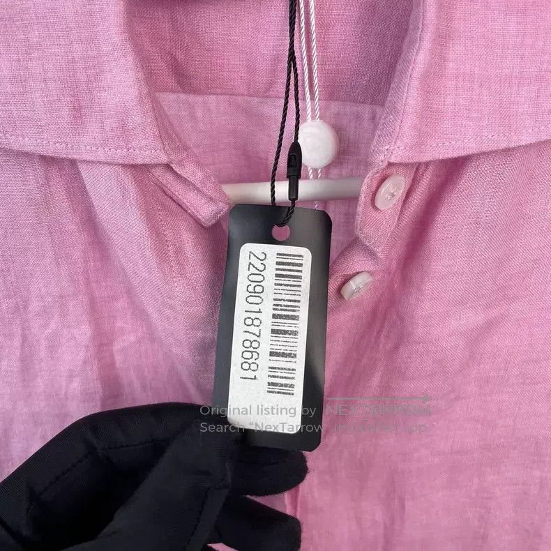 Loro Piana Loro Piana Solid Color Long Sleeve Single Breasted Linen S Size XS / US 0-2 / IT 36-38 - 3 Thumbnail