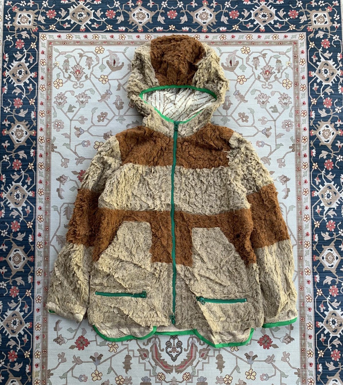 Frapbois FRAPBOIS SHAGGY PILE DOUBLEPOCKET ZIPPER FLEECE Size US M / EU 48-50 / 2 - 1 Thumbnail