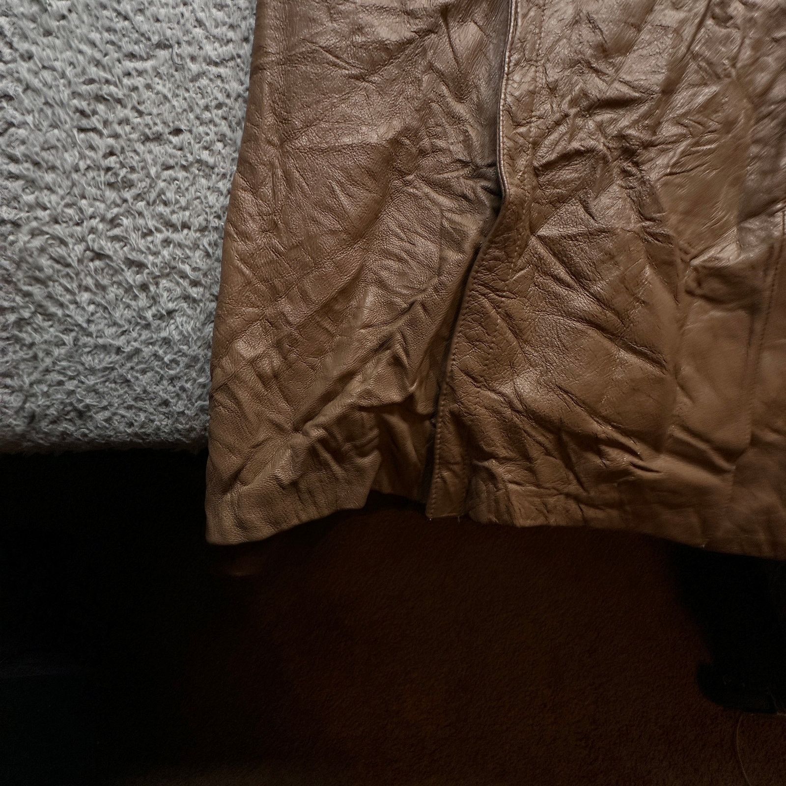Other Vintage 70s New England Sportswear Leather Coat Womens 12 Size XL / US 12-14 / IT 48-50 - 13 Thumbnail