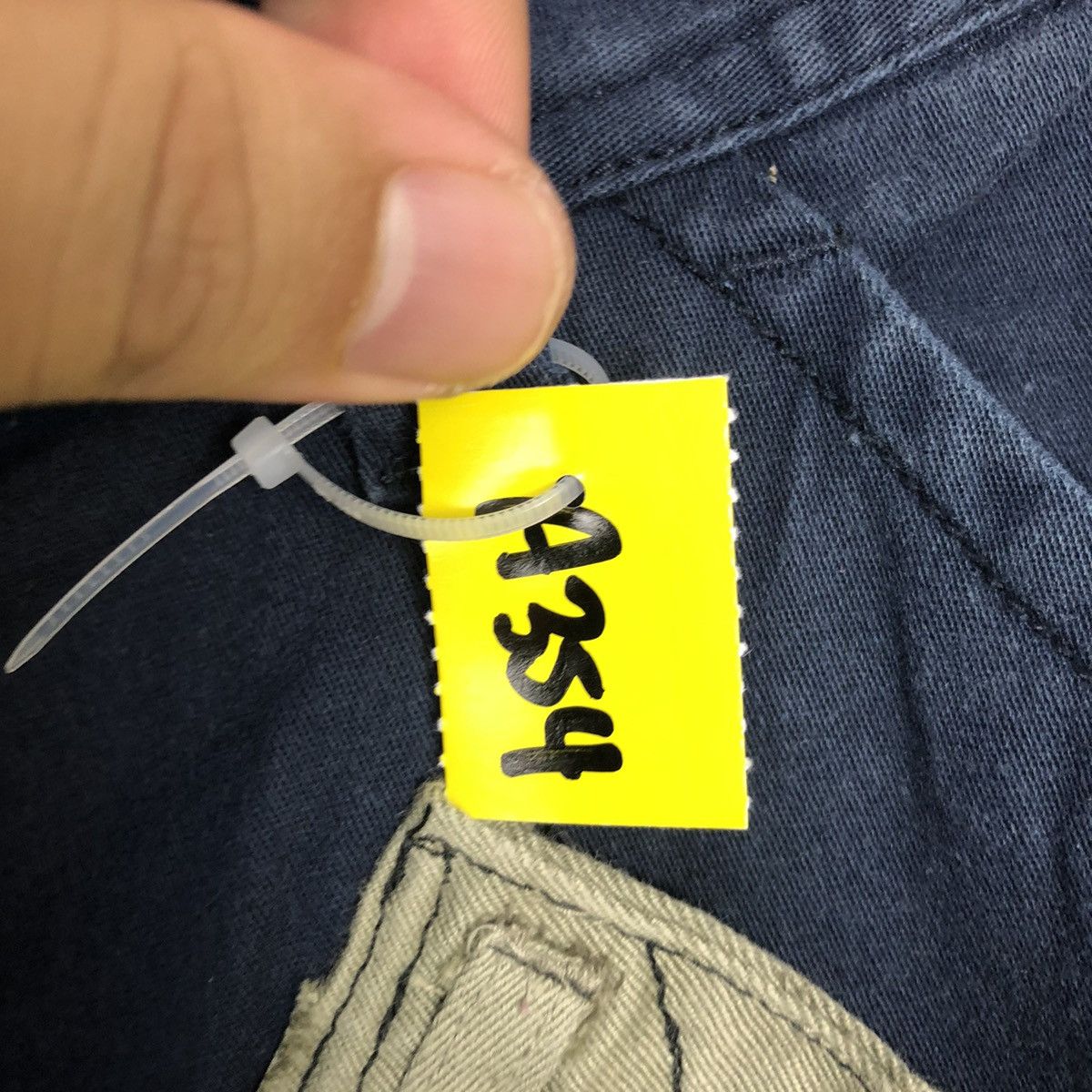 Japanese Brand DL Japanese Custom D.Blue Cargo Multipocket Pants #A354 Size US 31 - 14 Thumbnail