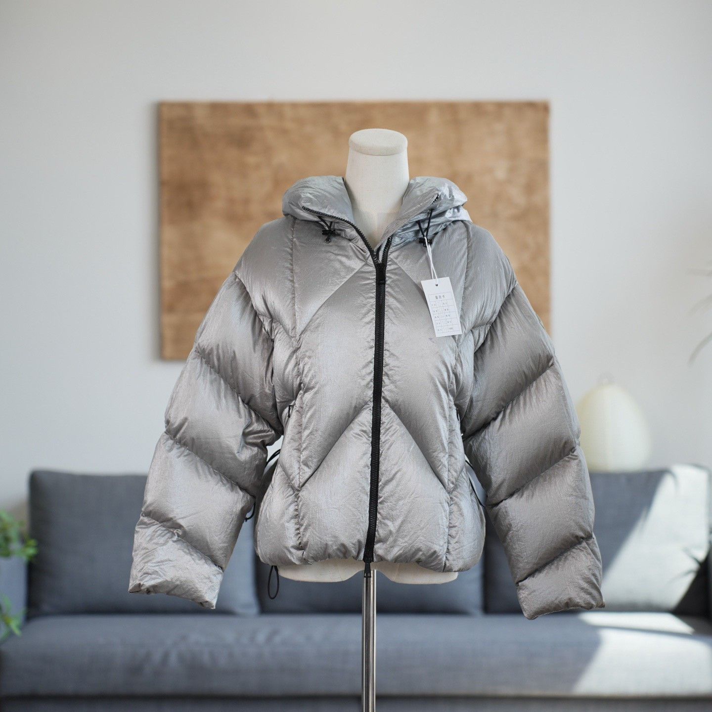 Moncler Moncler Down Silver Down Jacket XXS Women Size XXS / US 00 / IT 34 - 1 Thumbnail