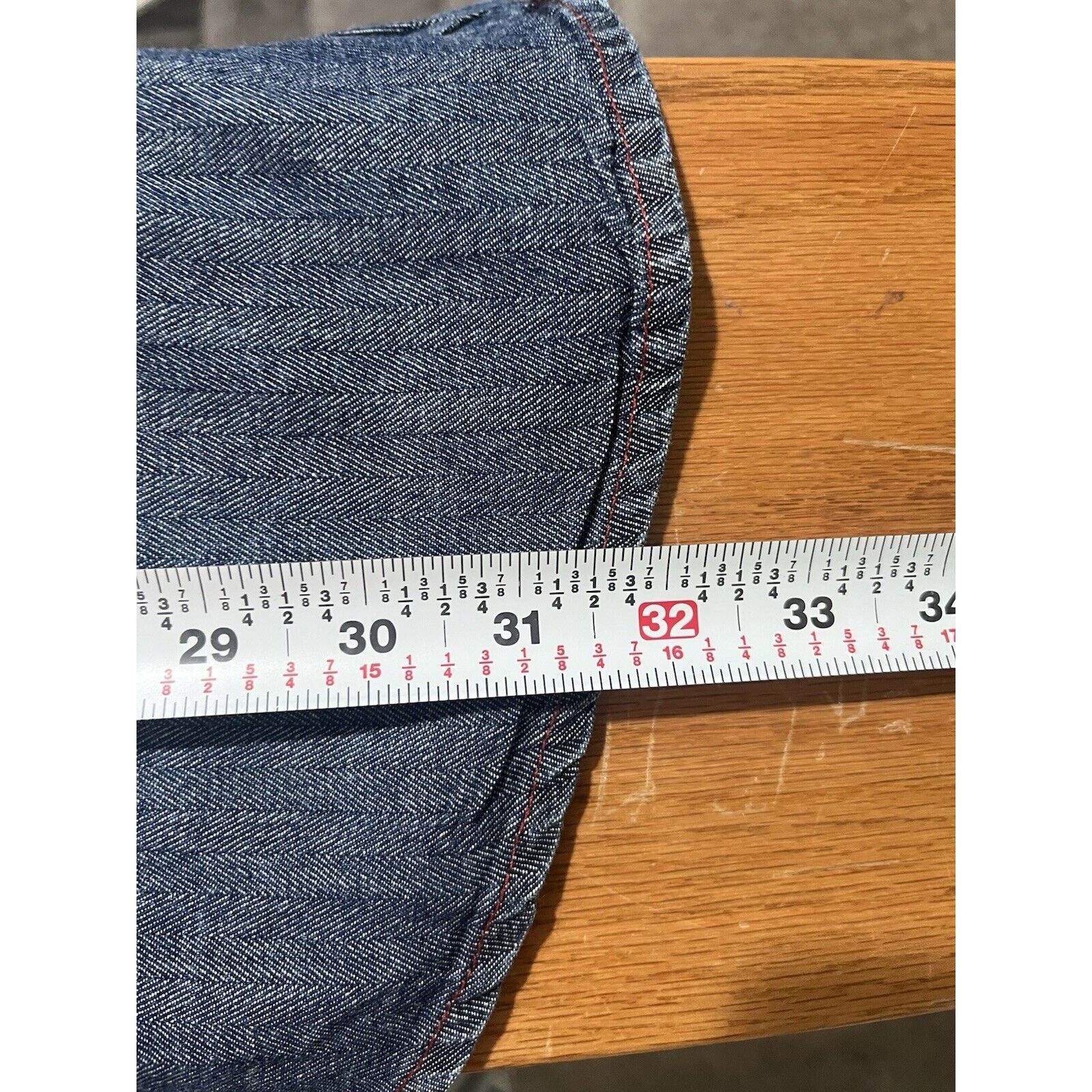 Tommy Hilfiger VTG/Y2K Tommy Hilfiger Mens XL Patched Faded Denim Shirt Size US XL / EU 56 / 4 - 7 Thumbnail