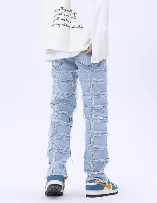 VIBE Retro high street ruined design niche jeans Size US 30 / EU 46 - 8 Thumbnail