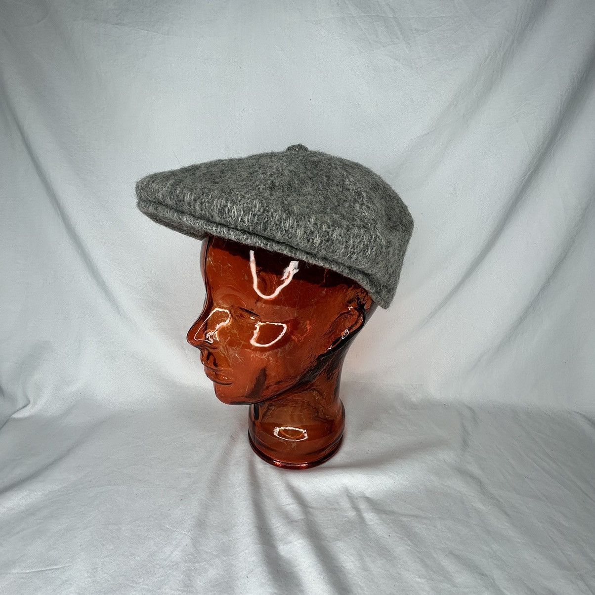 Vintage Vtg 80’s Franklin Kenneth Wool Grey Flat Cap Hat Size ONE SIZE - 1 Thumbnail