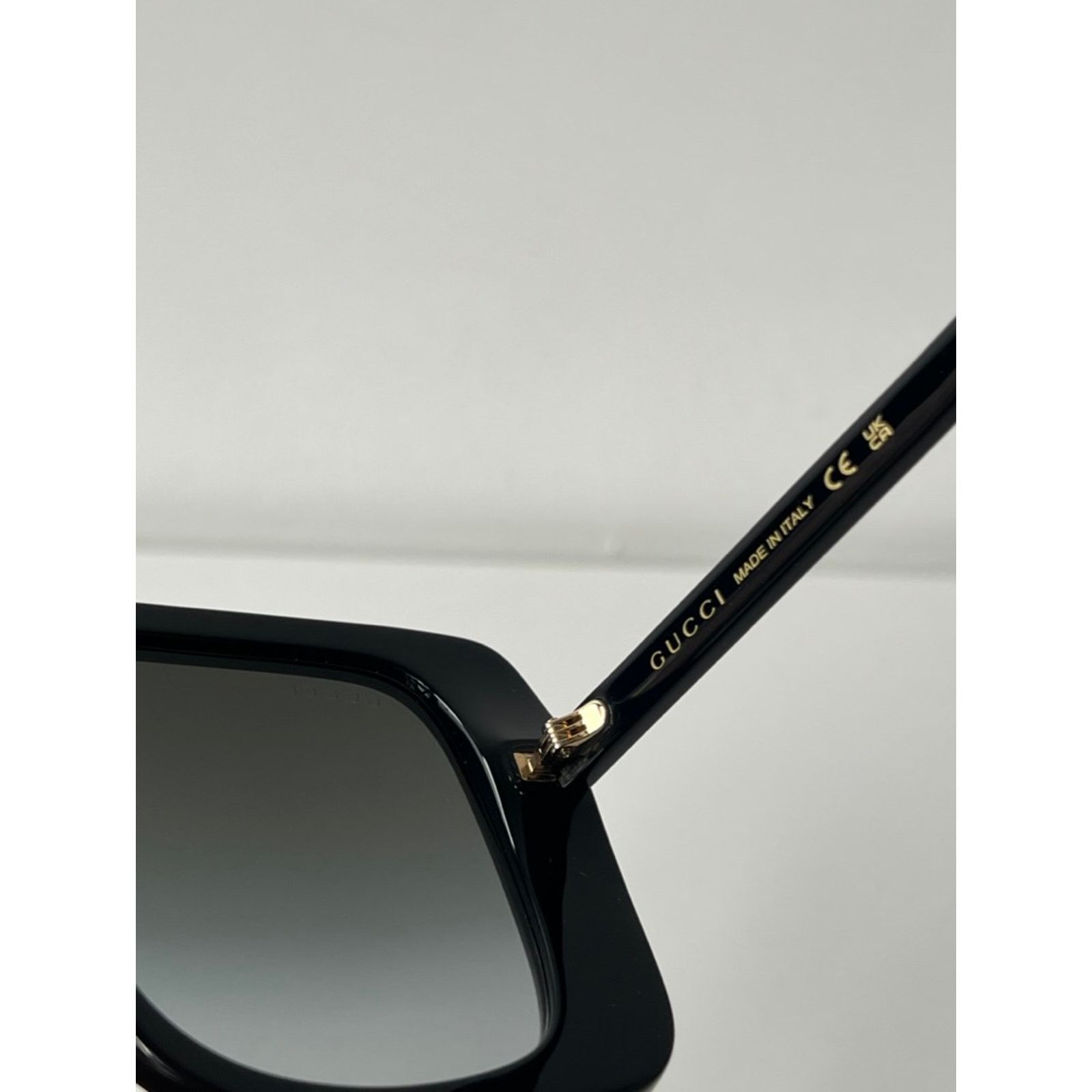 Gucci NEW Gucci GG1314S Black Oversized Square Sunglasses Size ONE SIZE - 9 Thumbnail