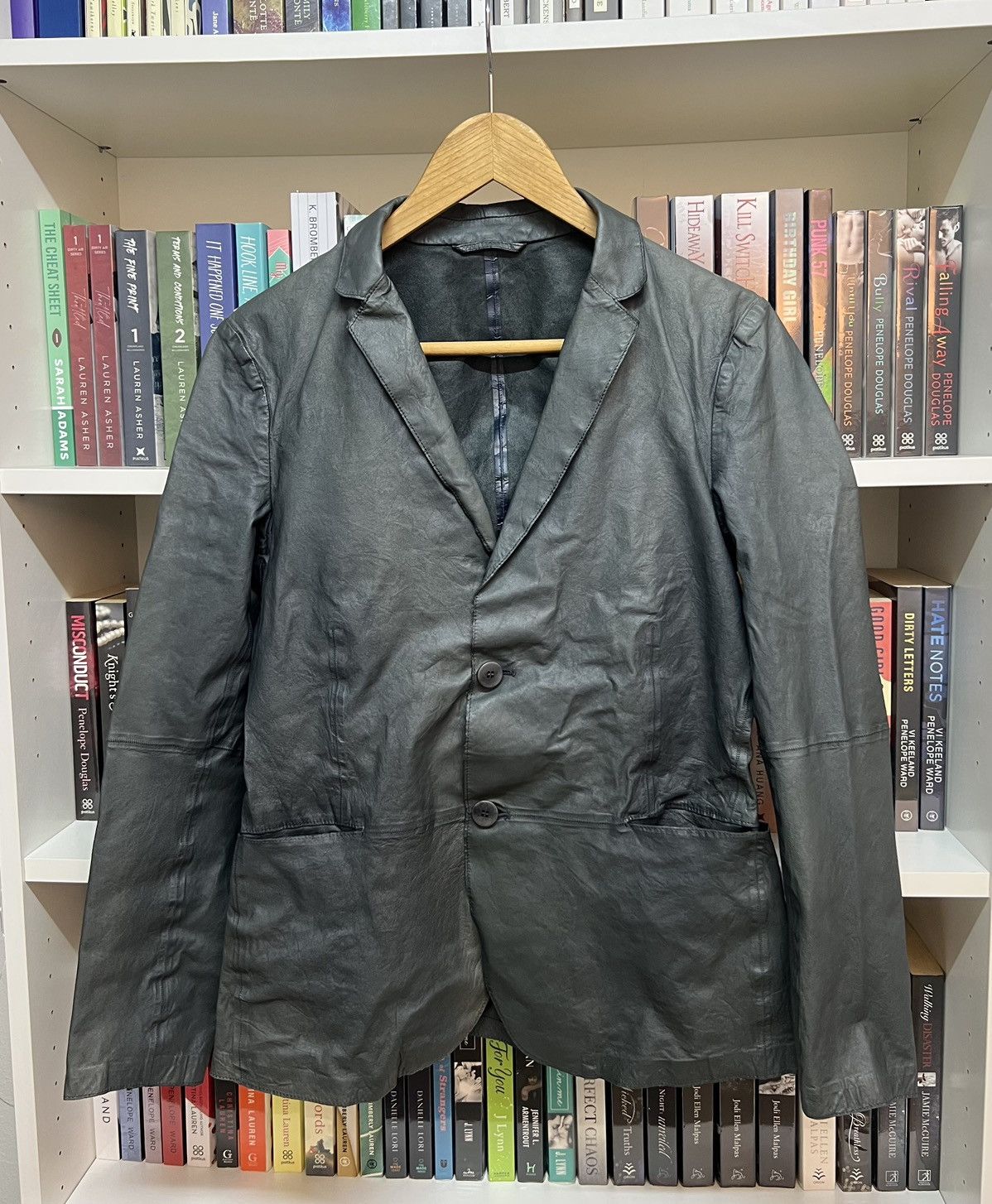 Emporio Armani Emporio Armani Lamb Leather Jacket Size US S / EU 44-46 / 1 - 1 Thumbnail