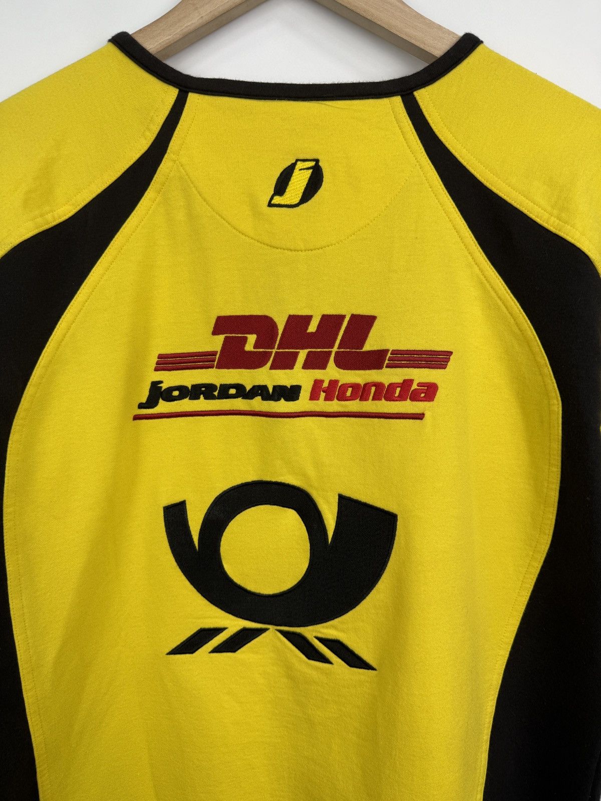 Puma 🇮🇪 Vintage 90s Jordan Honda F1 Team Puma DHL Deutsche Post Size US M / EU 48-50 / 2 - 10 Thumbnail