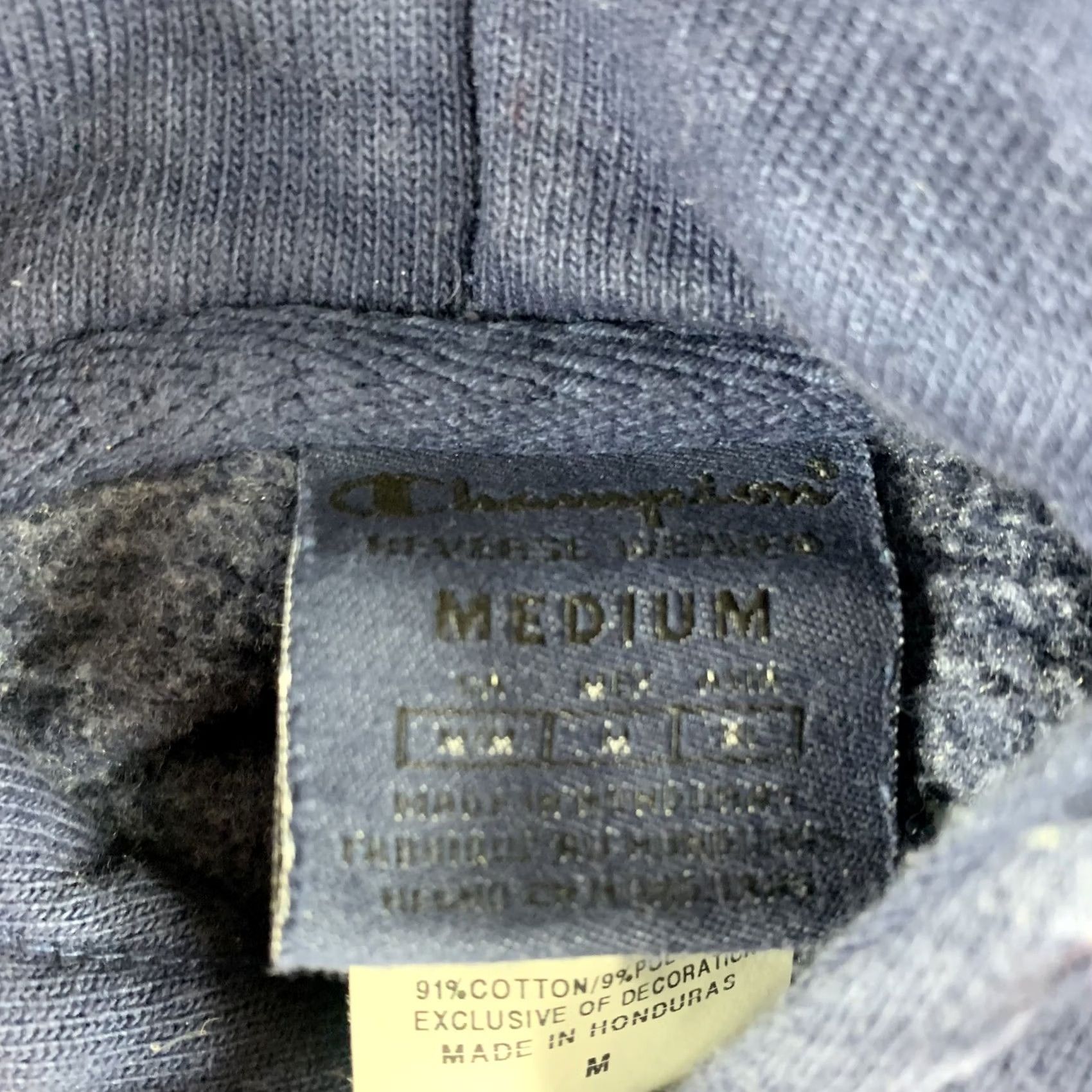 Champion CHAMPION REVERSE WEAVE HOODIE WOMENS MEDIUM BLUE PULLOVER Size M / US 6-8 / IT 42-44 - 4 Thumbnail