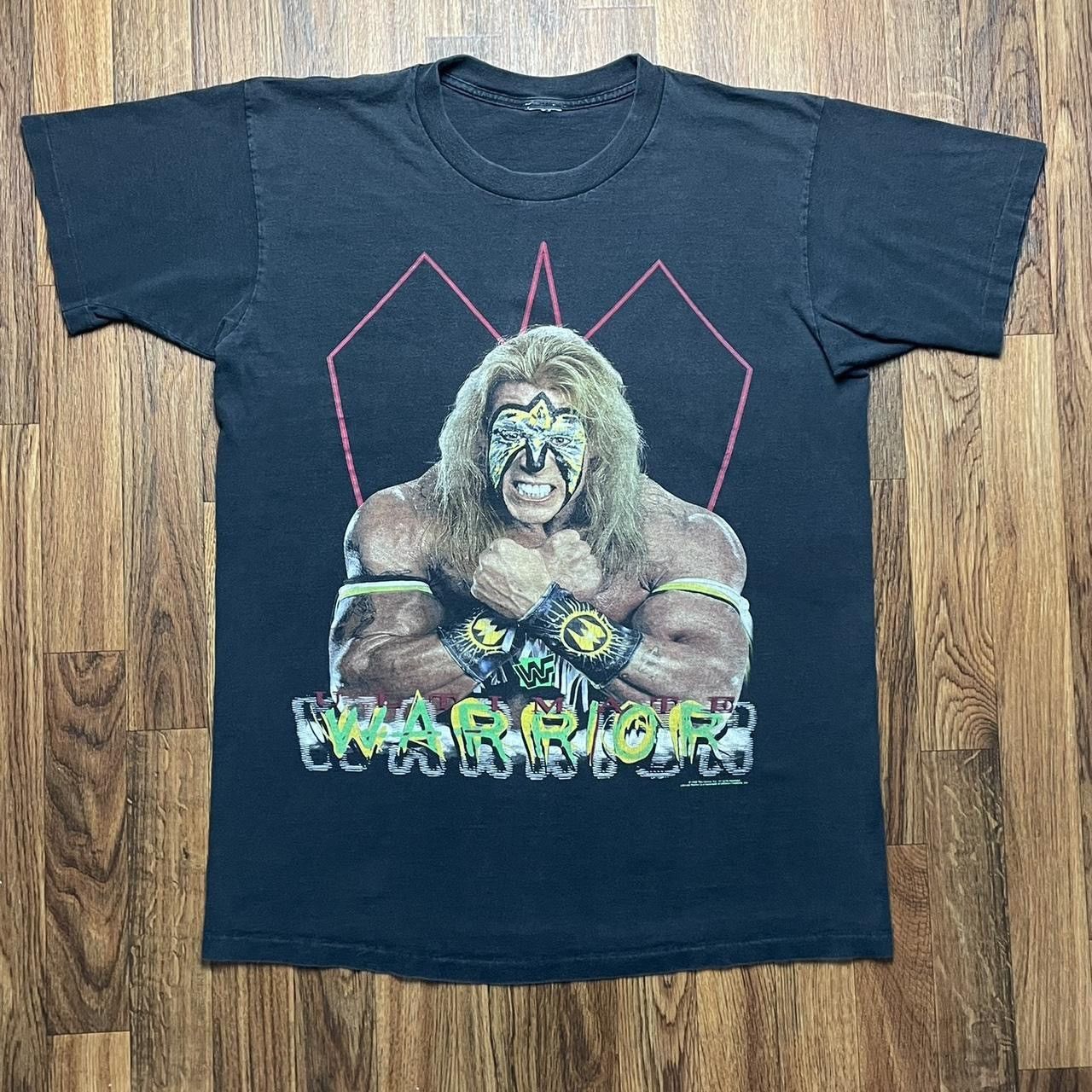 Vintage × WWE Ultimate Warrior Single Stitch T Shirt Size XL Black Vintage Size US XL / EU 56 / 4 - 1 Thumbnail