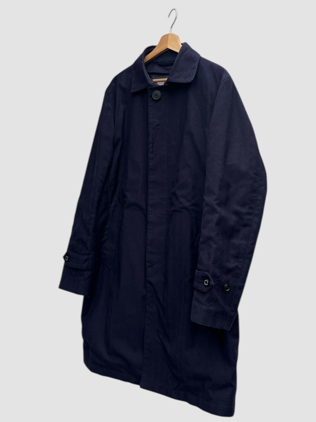 Mackintosh Mackintosh Philosophy Bal Collar Wool-Blend Navy Coat Size US M / EU 48-50 / 2 - 5 Thumbnail