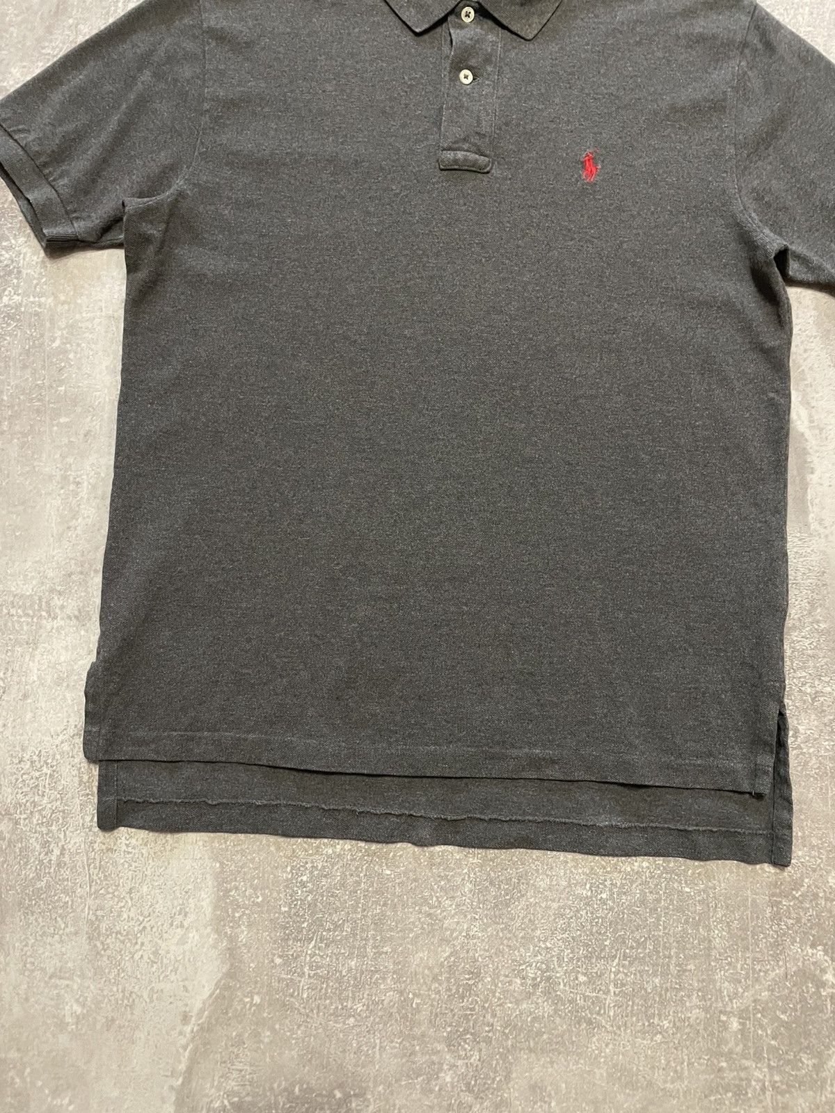 Polo Ralph Lauren Vintage Polo Ralph Lauren Gray Ponny Logo Polo Shirt Y2K Size US M / EU 48-50 / 2 - 3 Thumbnail