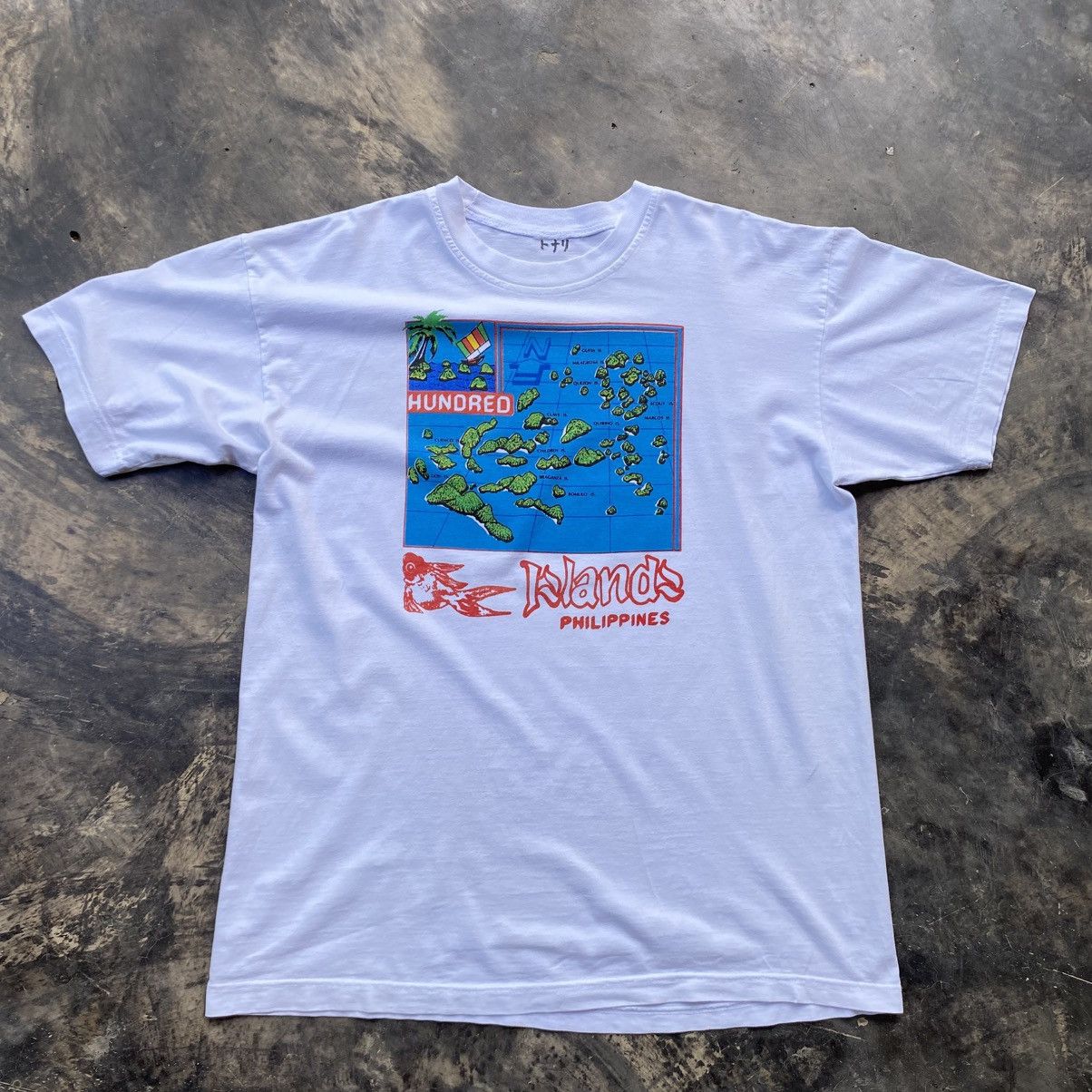 Designer × Vintage PHILIPPINES Blue Island Chest Print Tee Size US L / EU 52-54 / 3 - 1 Thumbnail