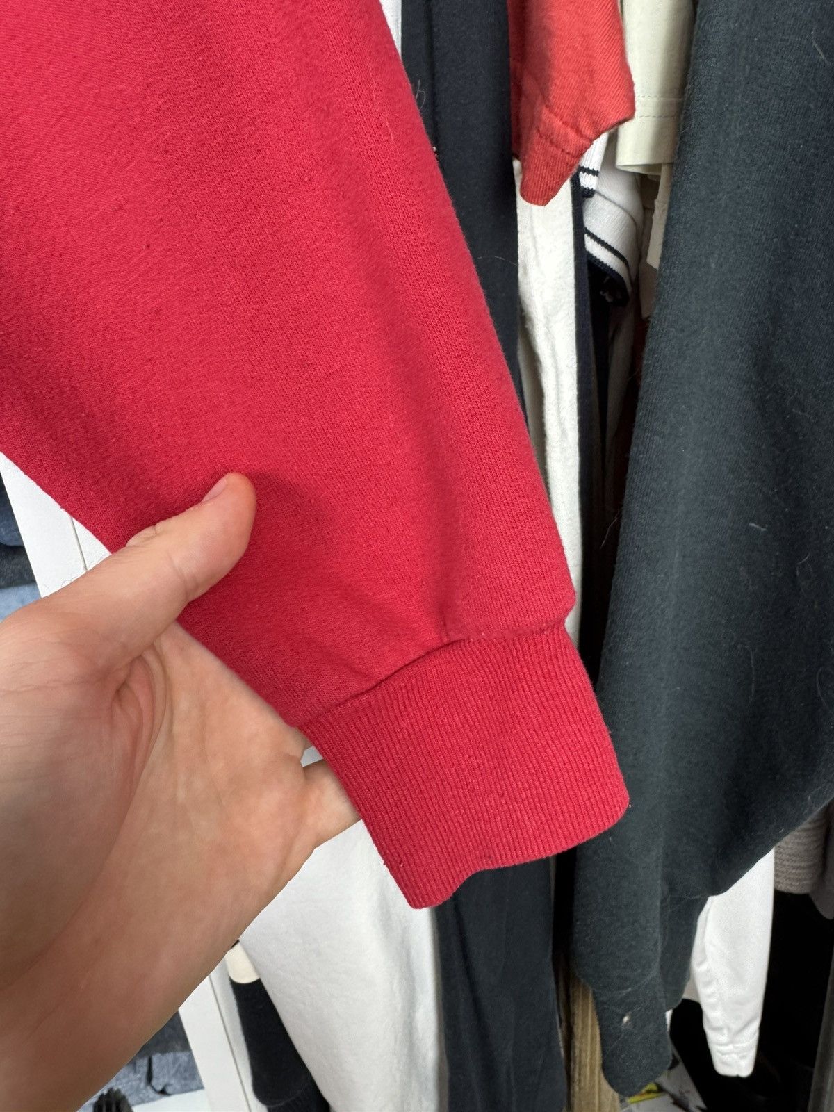 Hanes Hanes Red Blank Hoodie Size US XL / EU 56 / 4 - 22 Thumbnail