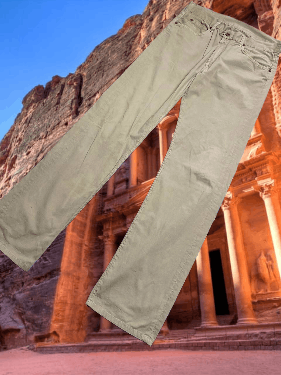 Replay Replay logo jeans pants beige Y2K vintage streetwear Size US 32 / EU 48 - 1 Thumbnail