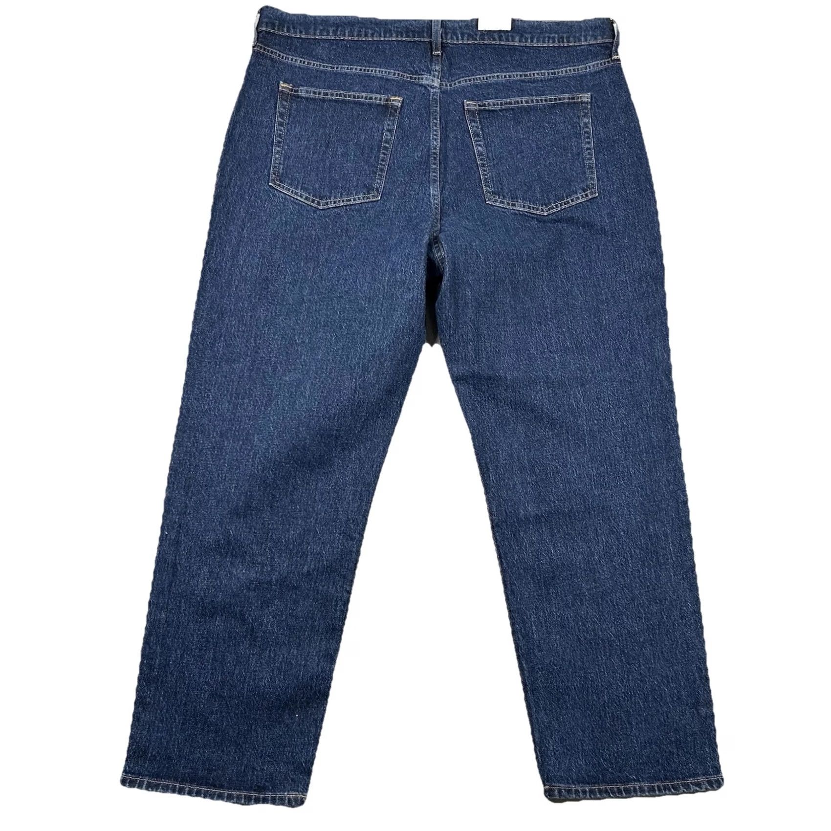 Gap Gap Jeans Womens 34 18R Cheeky Straight High Rise Indigo Button Fly Ankle Jeans Womens XS-34? Size 24" / US 00 / IT 34 - 2 Thumbnail