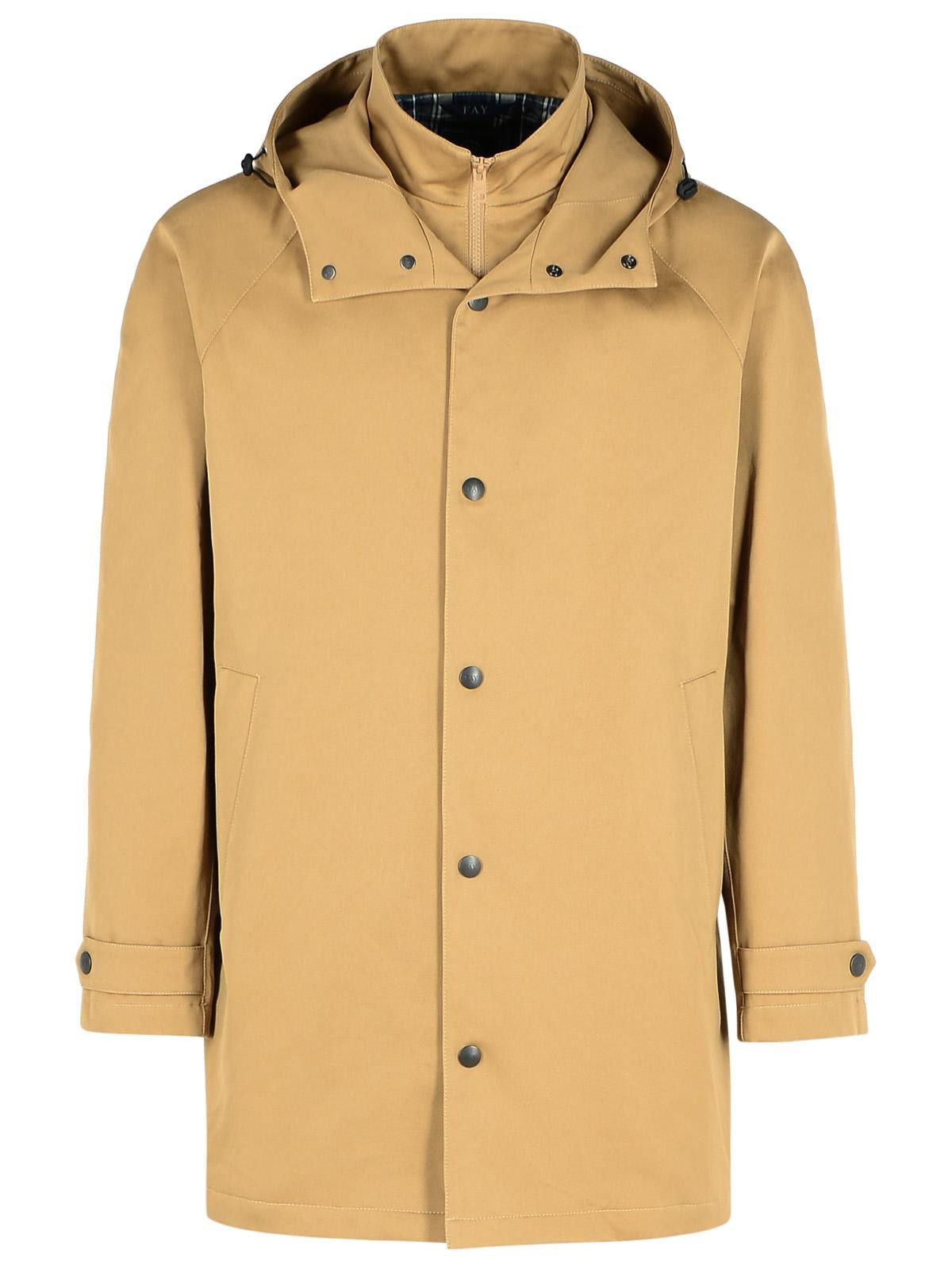 Fay FAY 'Morning' Beige Cotton Jacket Size US L / EU 52-54 / 3 - 1 Thumbnail