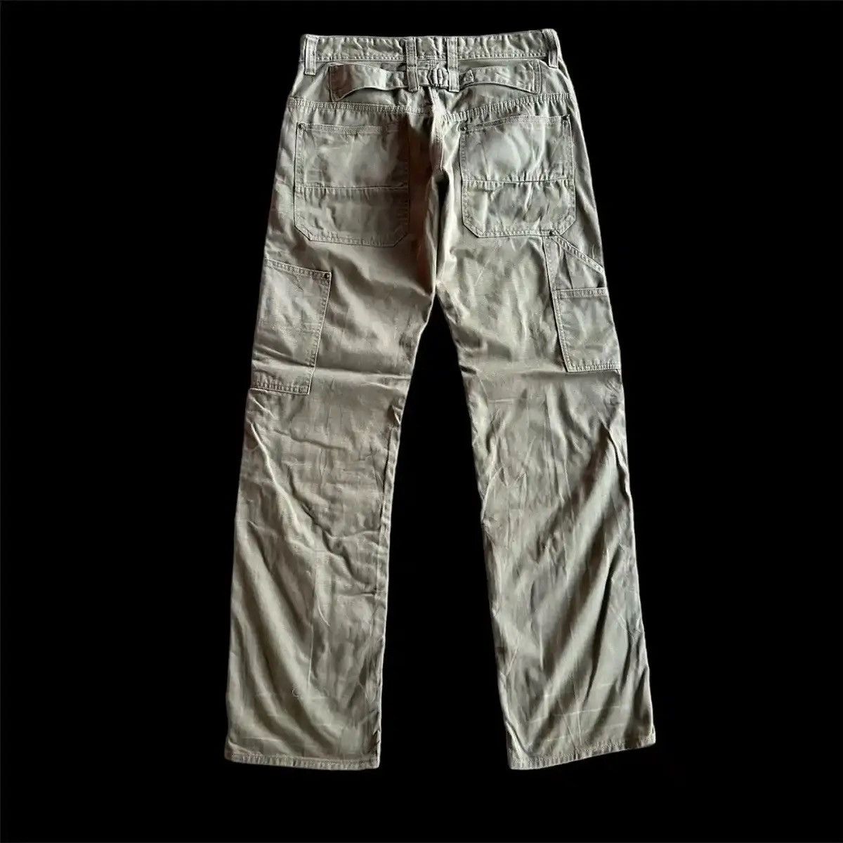 Tornado Mart VINTAGE FREEGATE WORK WEAR DOUBLE KNEE CINCH BACK TROUSERS Size US 32 / EU 48 - 2 Thumbnail