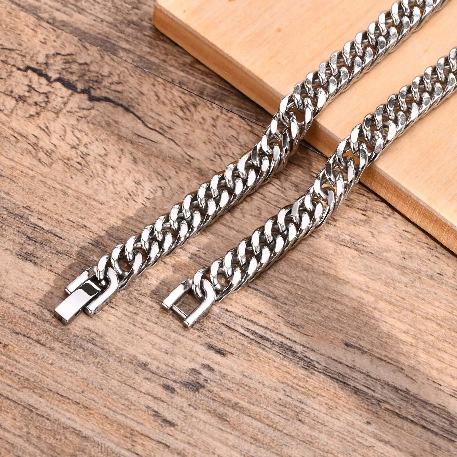 Jewelry × Vintage 8mm Miami Double Curb Chain Necklace Size ONE SIZE - 2 Thumbnail